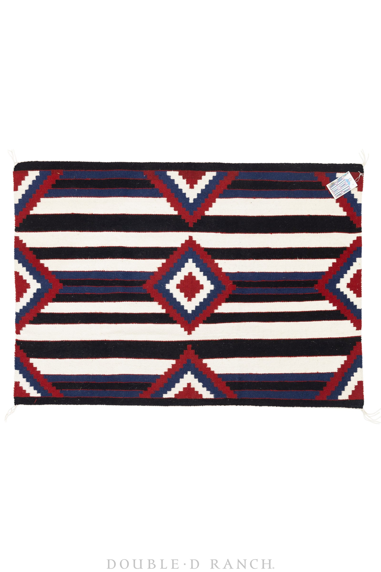 Home, Rug, Navajo, Chief's Blanket, Bands with Diamonds, Vintage, ‘70s, 135