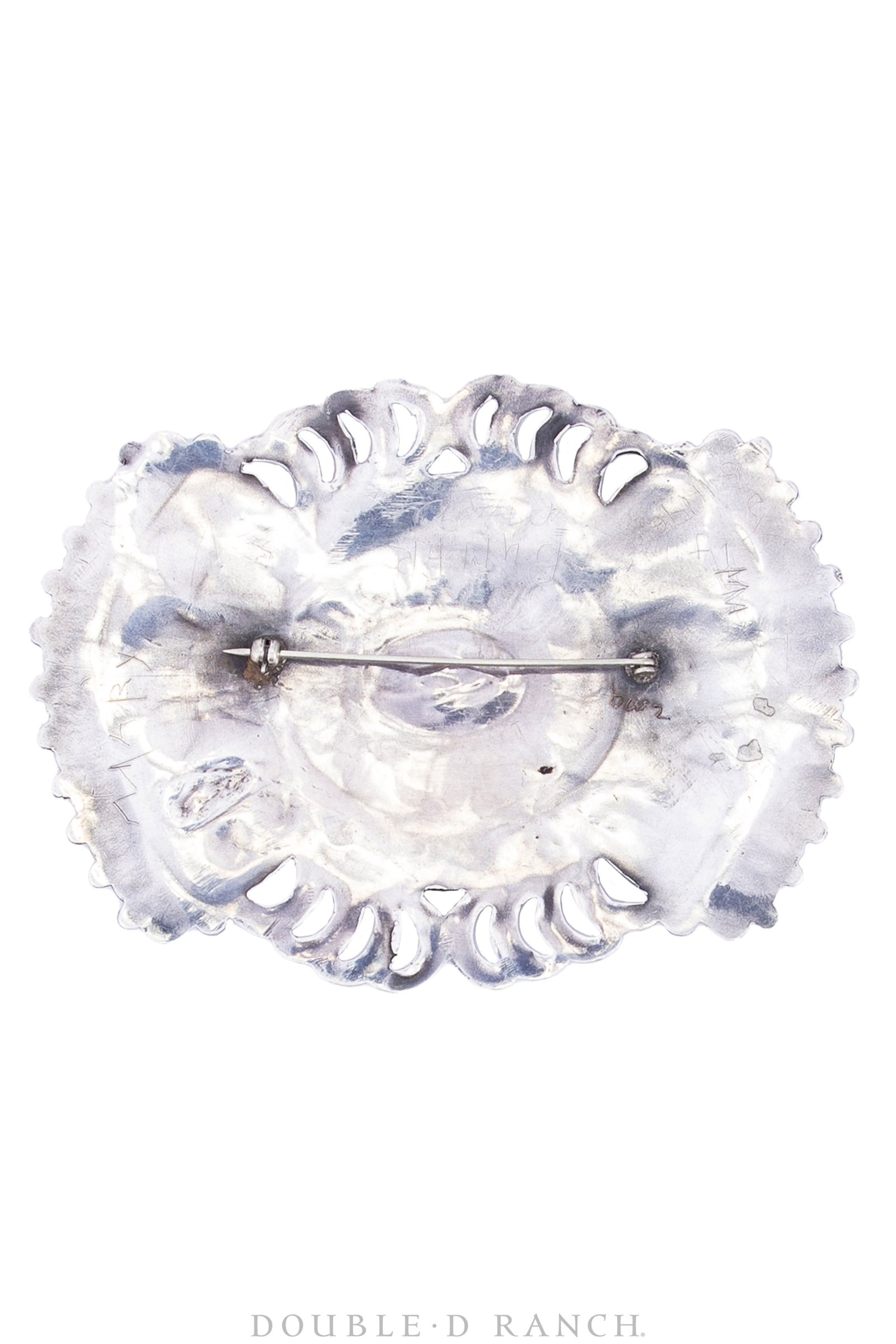 Pin, Cluster, Turquoise, Provenance, Hallmark, Vintage, Early to Mid Century, 634