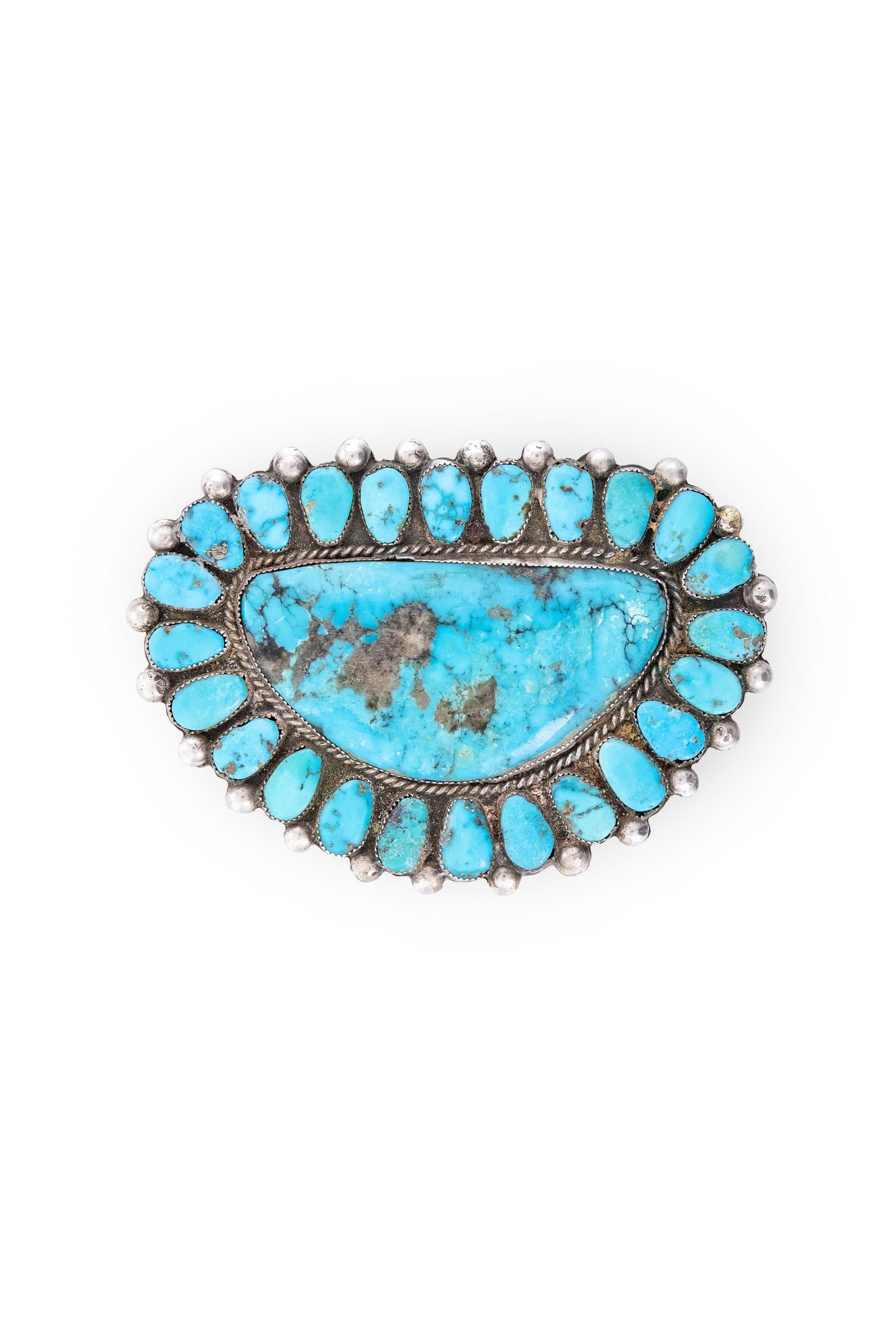 Pin, Cluster, Turquoise, Hallmark, Vintage, 509