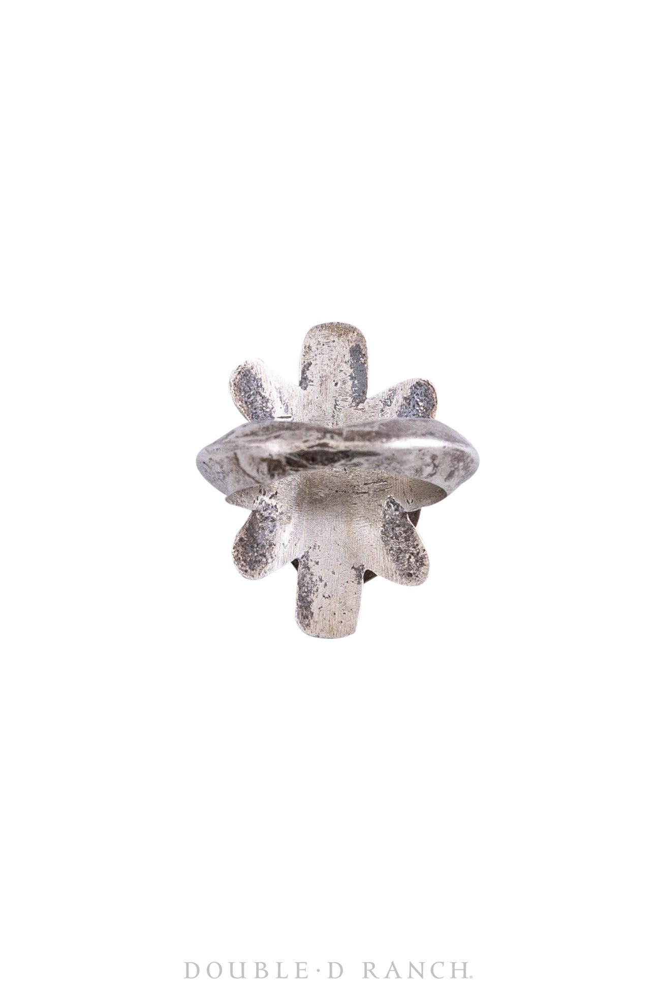 Ring, Turquoise, Sandcast, Coin Silver, Vintage, Early 20th Century, 985