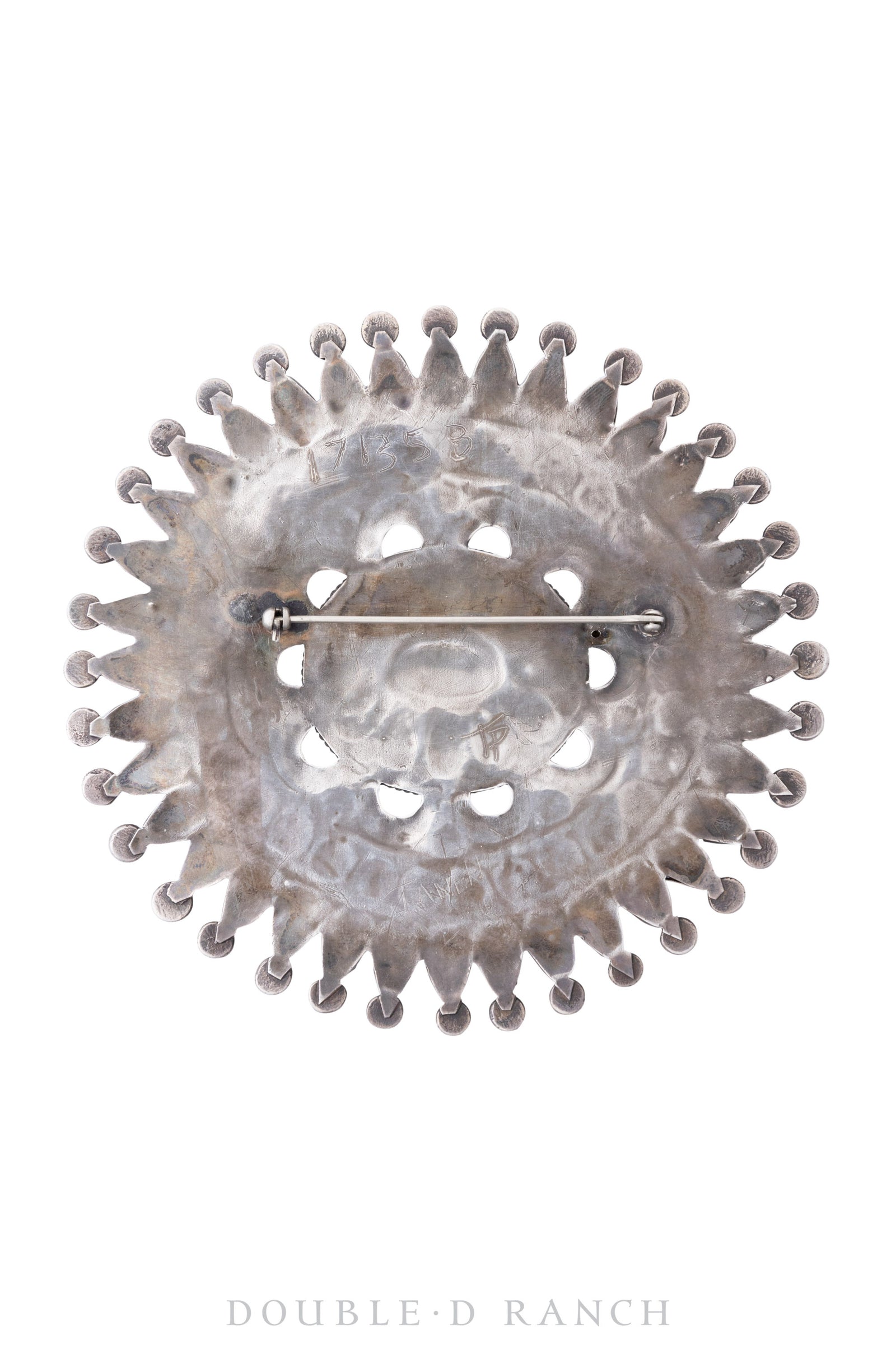 Pin, Cluster, Turquoise, Unmarked Ondelacy, Vintage, 847