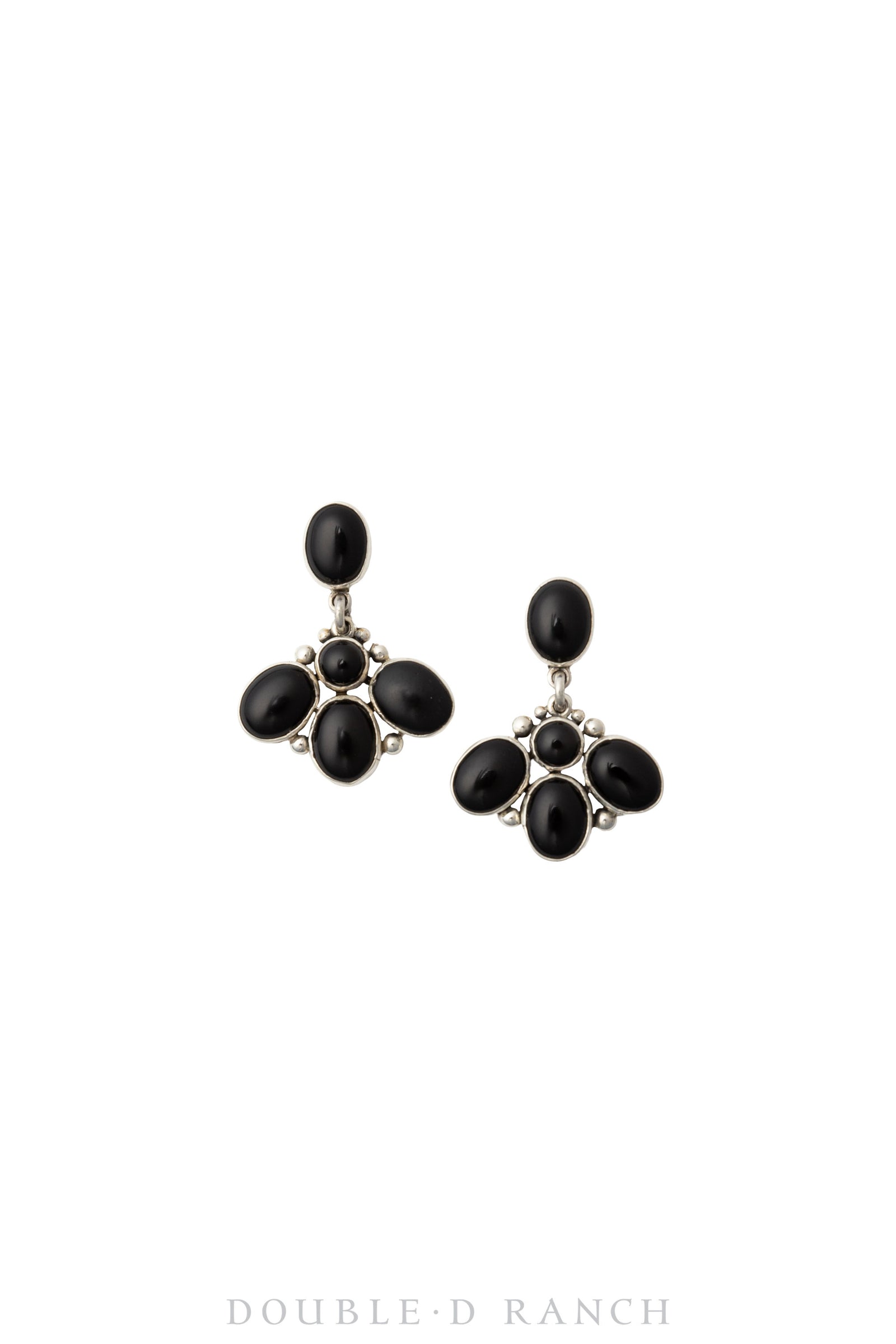 Earrings, Federico, Drops, Onyx, Hallmark, Contemporary, 1178