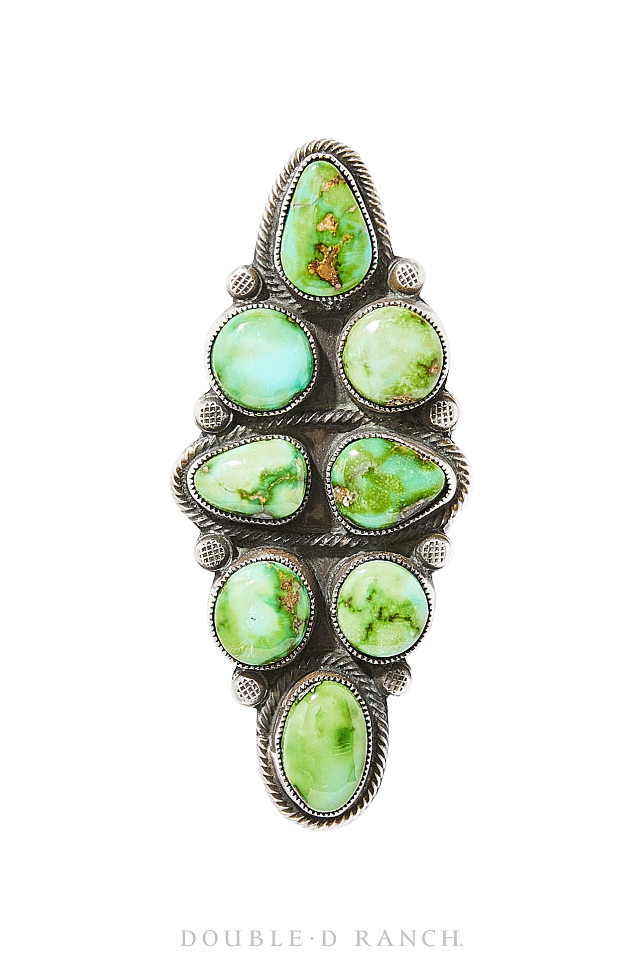 Ring, Cluster, Turquoise, Hallmark, Contemporary, 1067