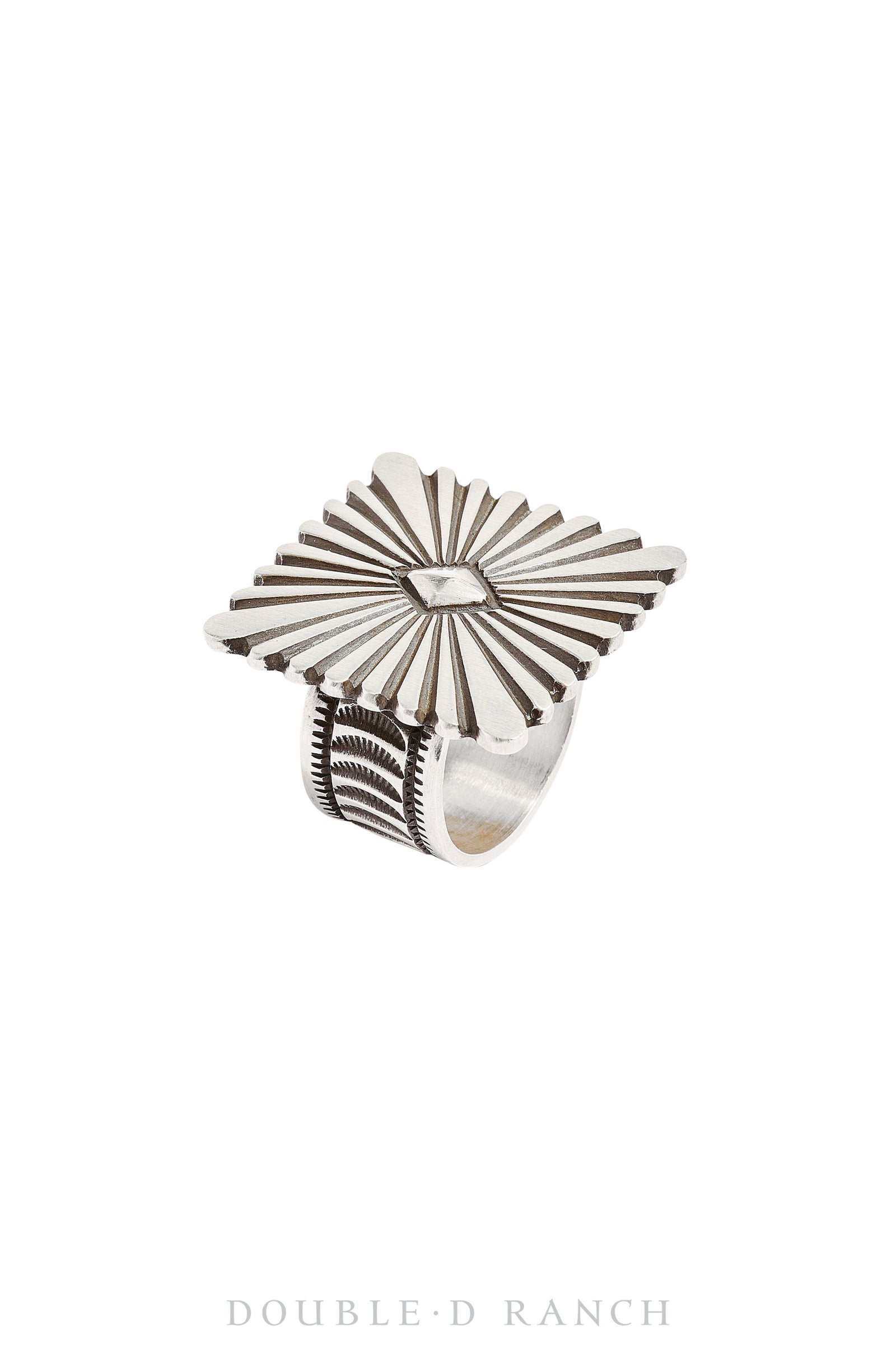 Ring, Concho, Sterling Silver, Hallmark, Contemporary, 1106