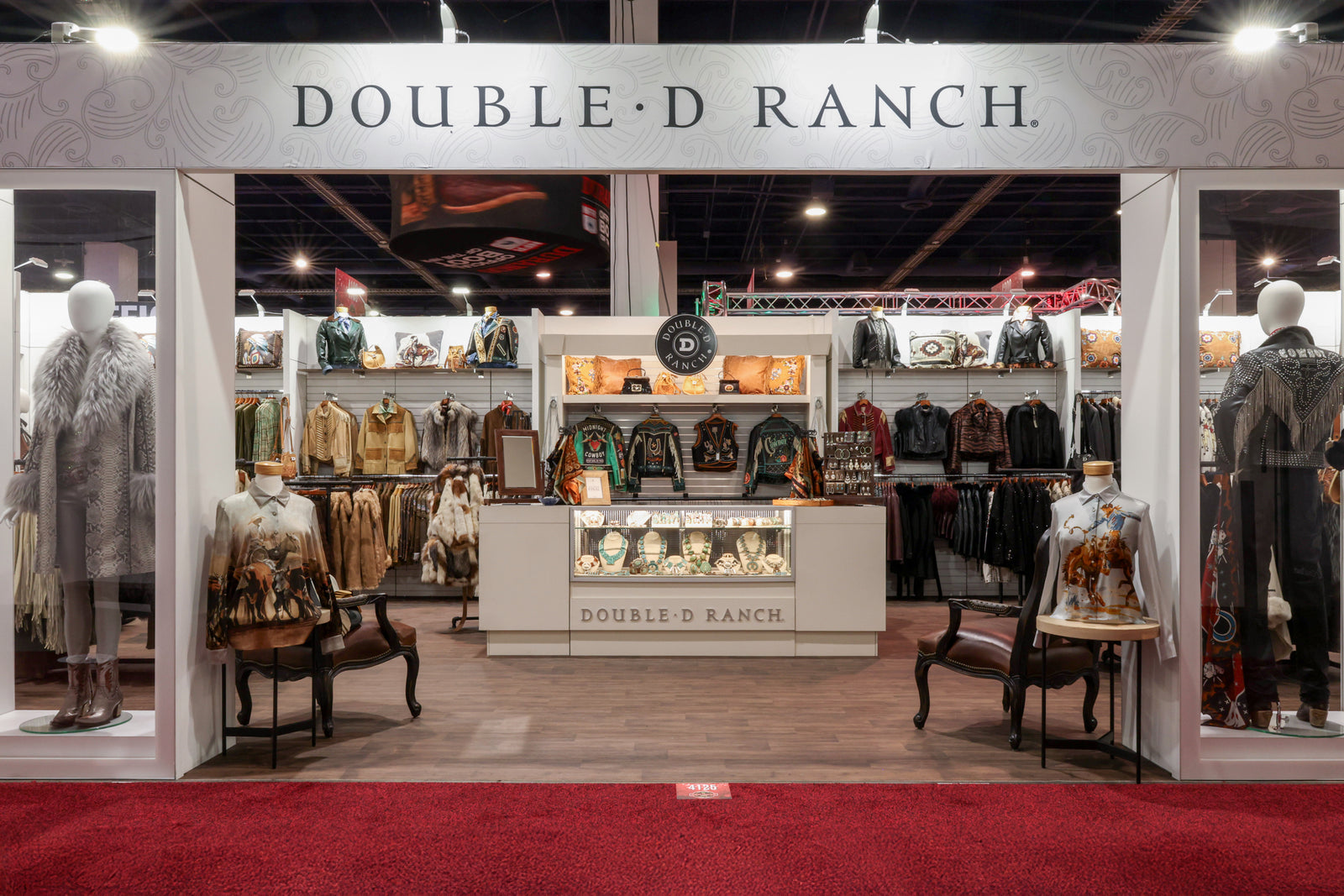 Double D Ranch booth at Cowboy Christmas