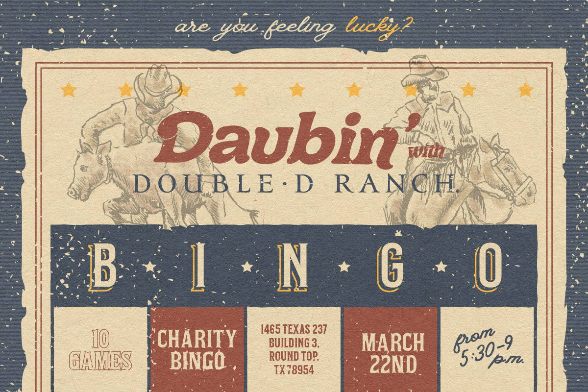 DAUBIN’ WITH DOUBLE D: A NIGHT OF BENEVOLENT BINGO