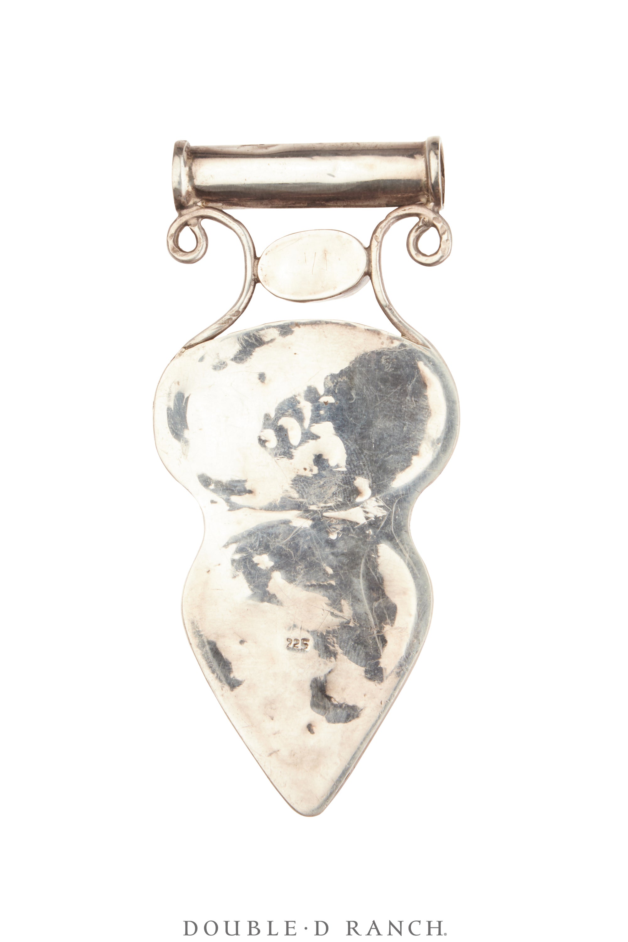 Pendant, Novelty, Turquoise, Sterling Silver, Hallmark, Vintage, 1260