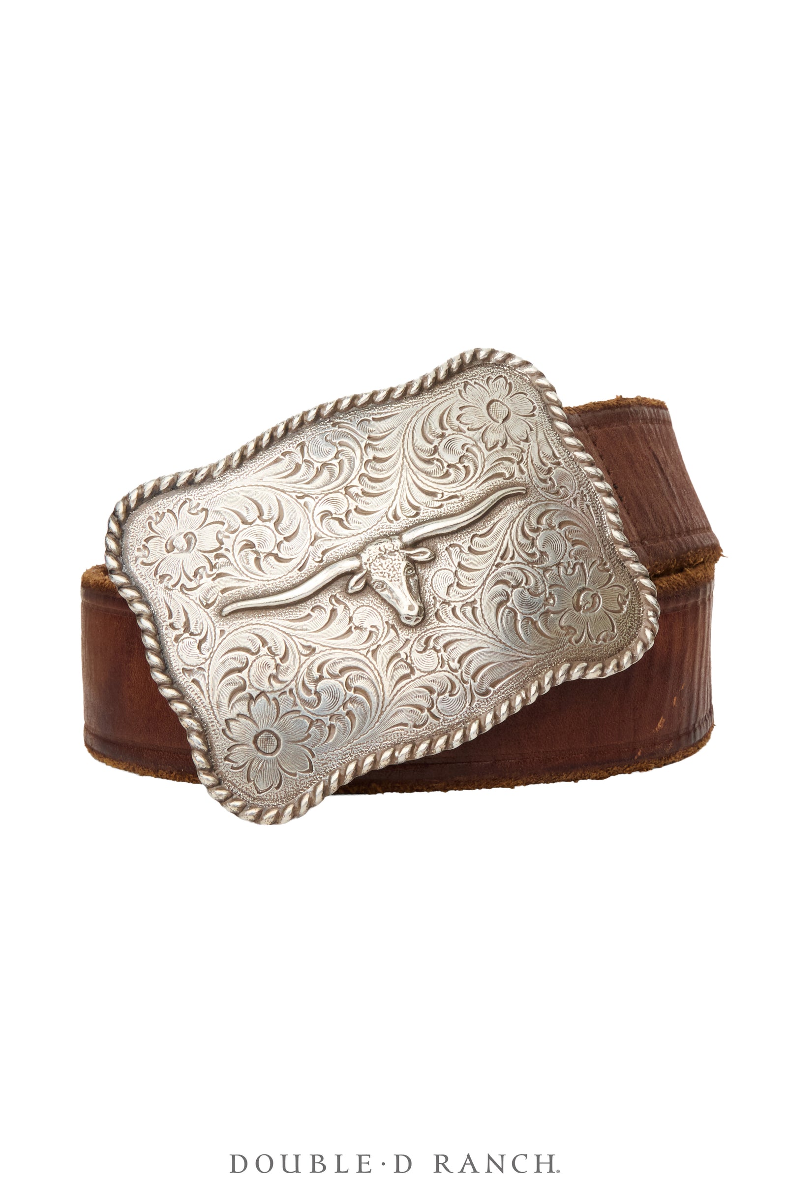 Belt, A Vintage, Buckle Kitsch, Western, Longhorn, Hallmark, Vintage, 1379