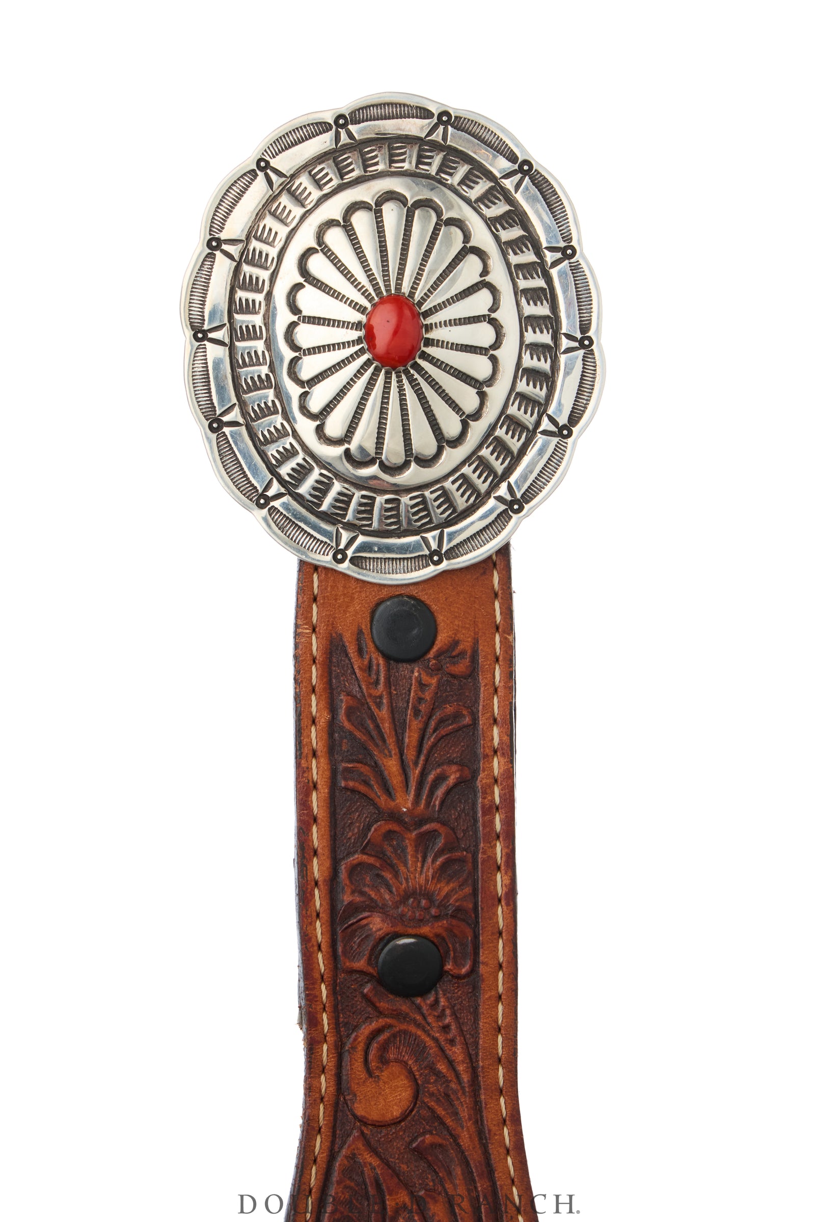 Belt, A Vintage, Concho, Coral, Hallmark, Vintage, 1284