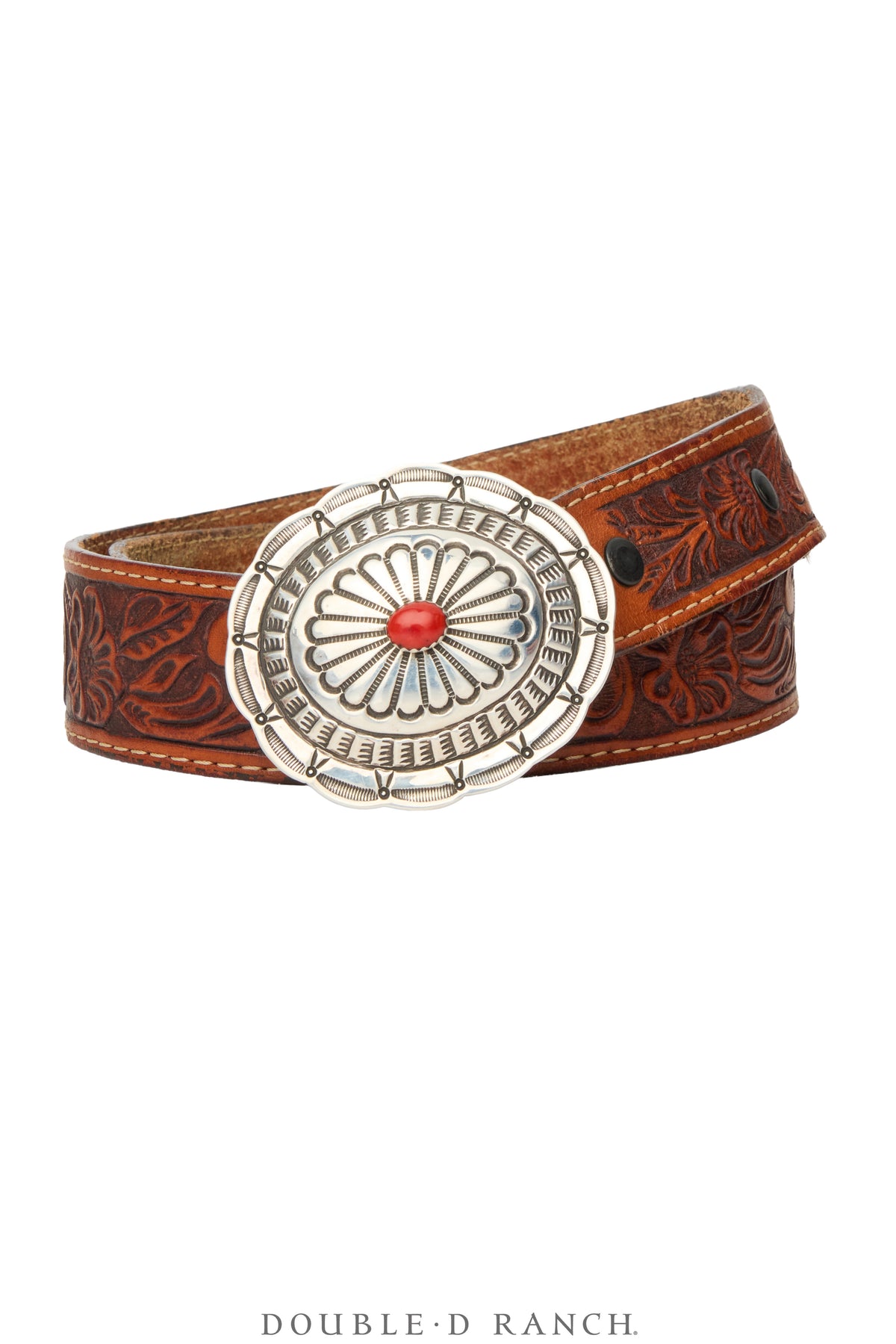 Belt, A Vintage, Concho, Coral, Hallmark, Vintage, 1284