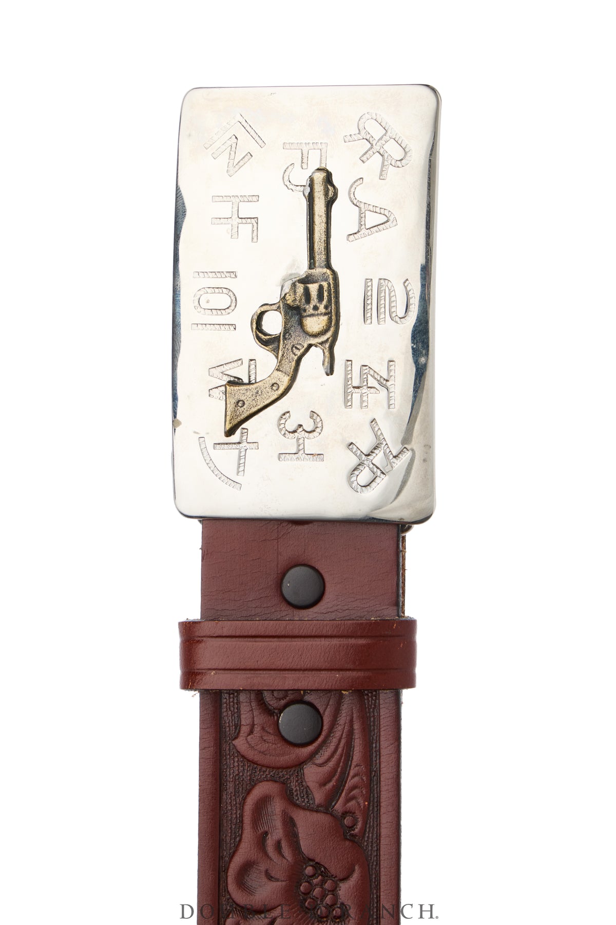 Belt, A Vintage, Buckle Kitsch, Pistols & Brands, Vintage, 1312