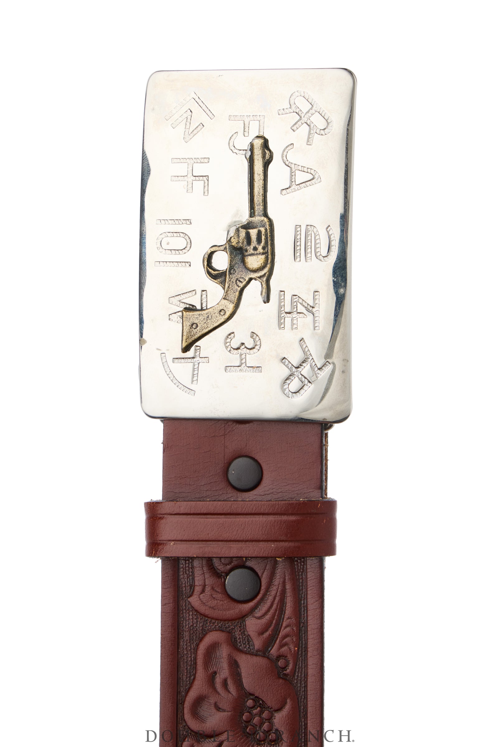 Belt, A Vintage, Buckle Kitsch, Pistols & Brands, Vintage, 1312