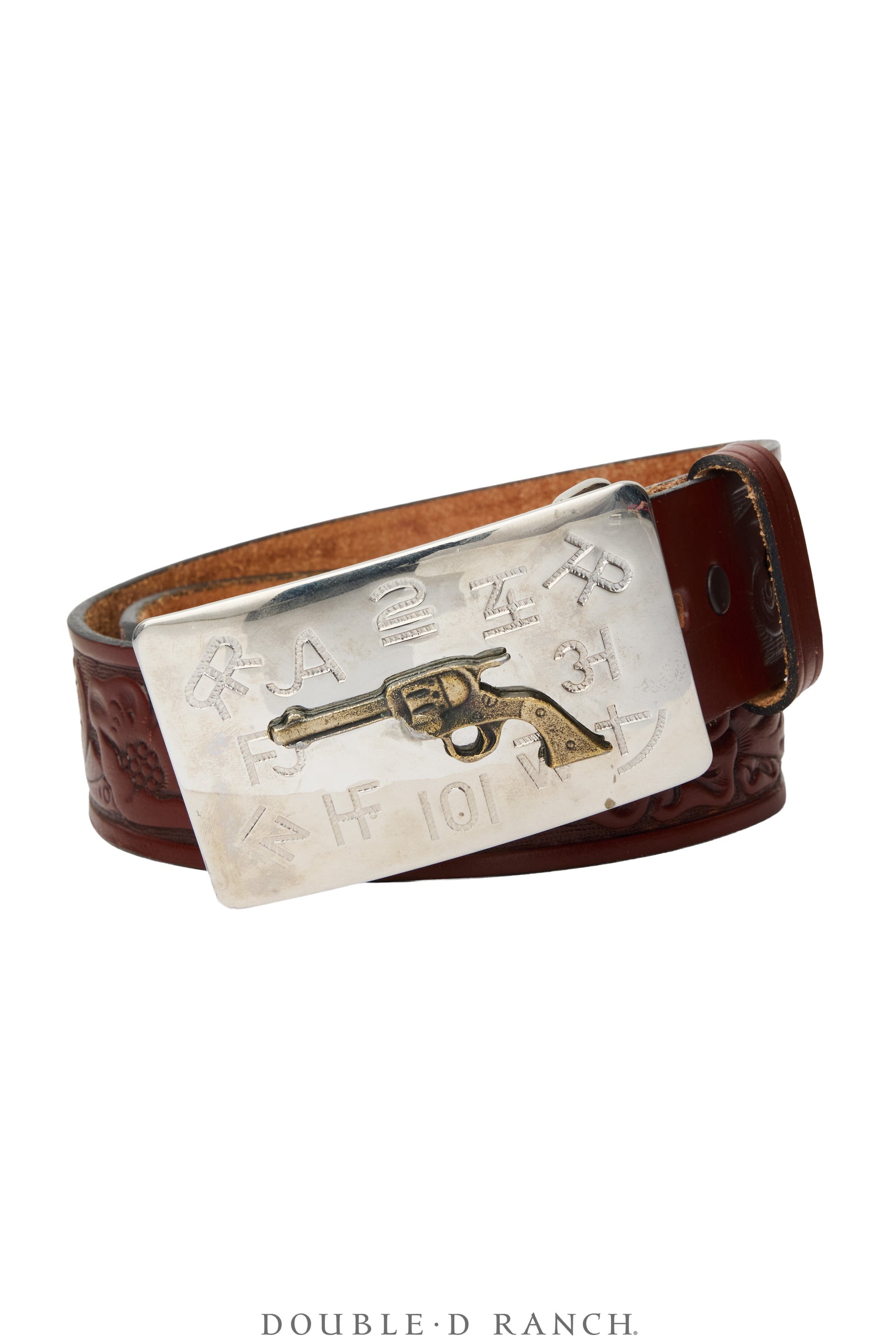 Belt, A Vintage, Buckle Kitsch, Pistols & Brands, Vintage, 1312