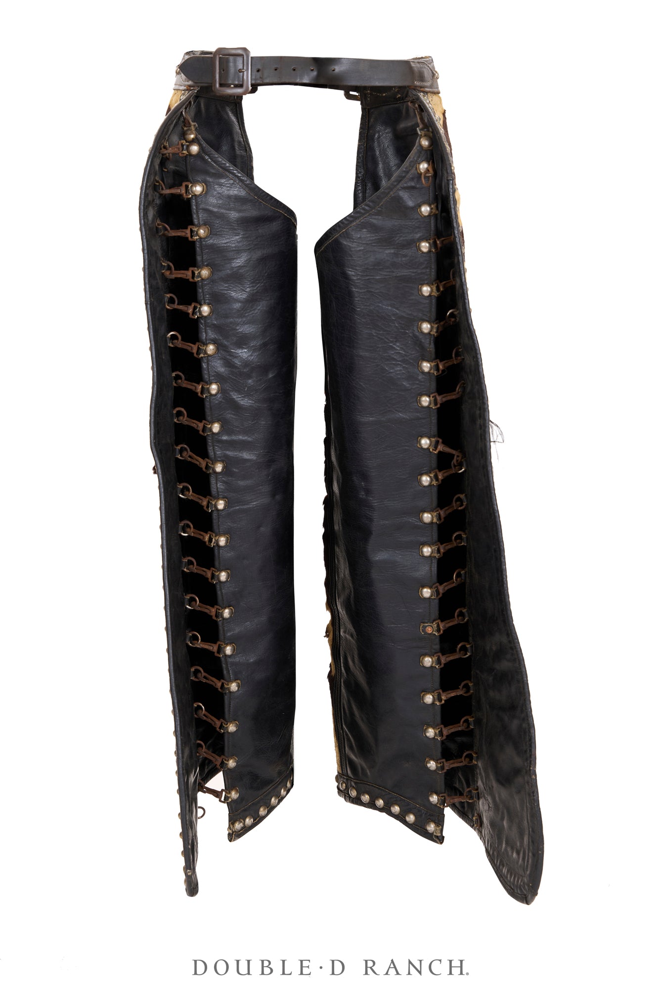 Miscellaneous, Chaps & Matching Vest, Batwing, Zebra Hide, Rare, Vintage, 901