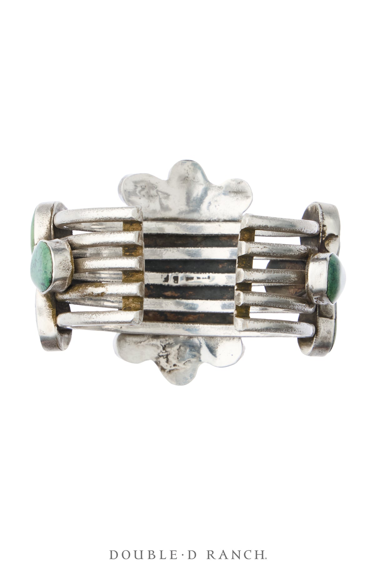 Cuff, Cluster, Turquoise, Heavy Matrix, Hallmark, Vintage, 4447