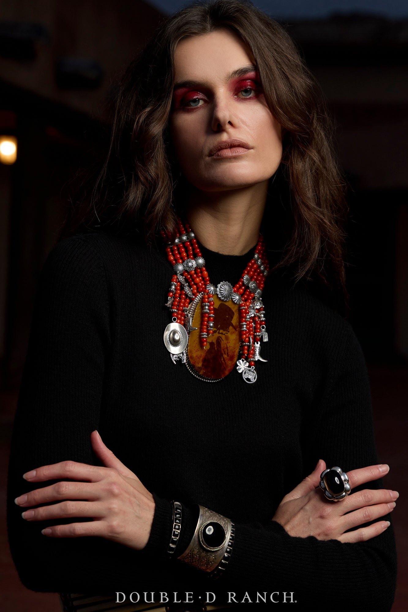 Cuff, Natural Stone, Onyx, Hallmark, Vintage, 3800