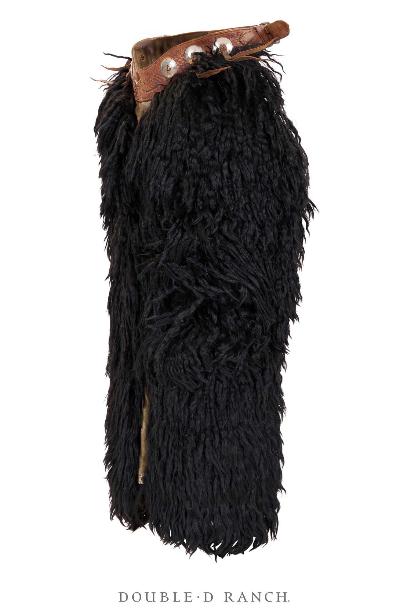 Misc. Chaps, Woolies, Tooled Leather Belt, Blake Miller, Exceptional Condition, Vintage, ‘20s, 1187