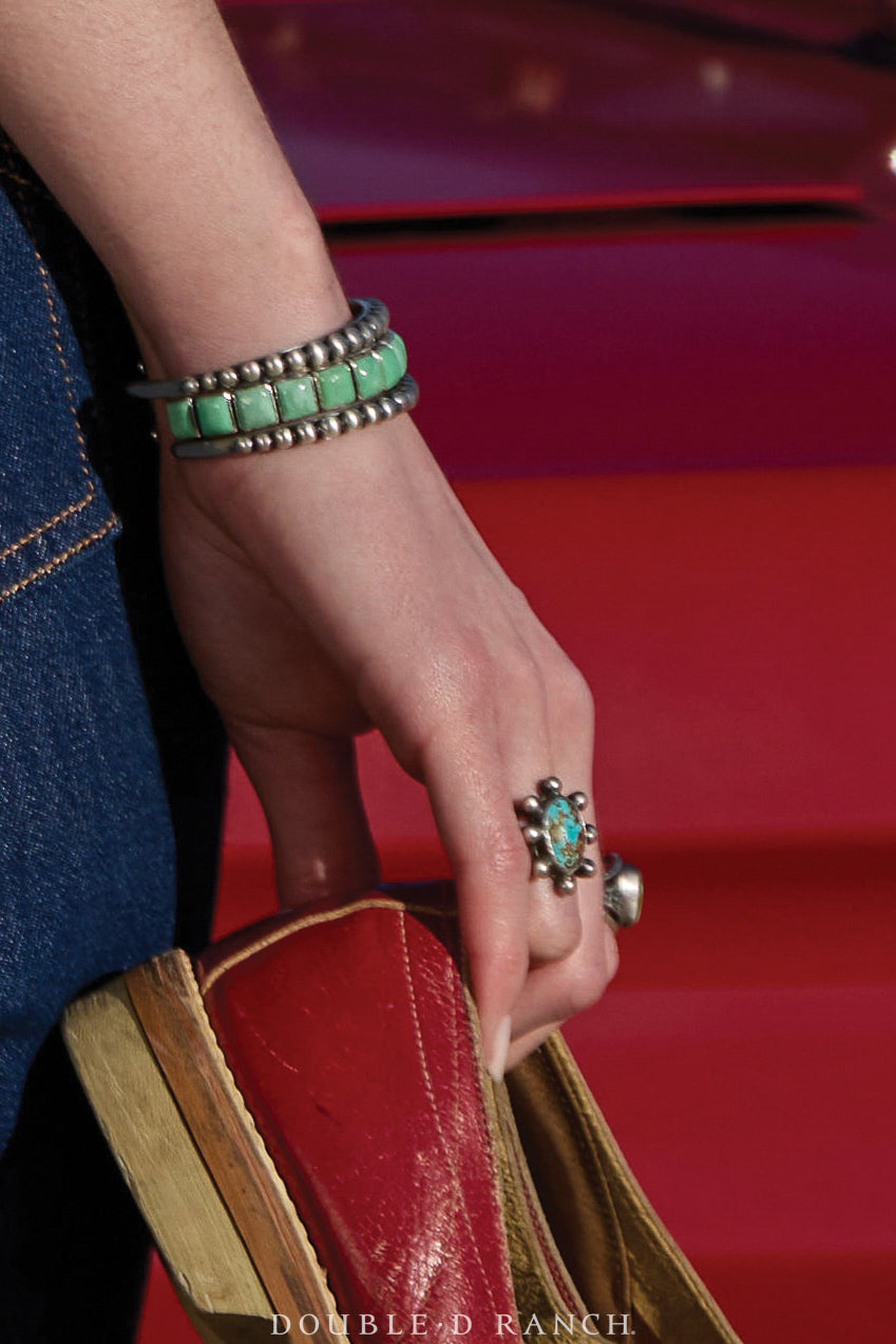 Cuff, Federico, Stacker, Hallmark, Contemporary, Turquoise, Mint