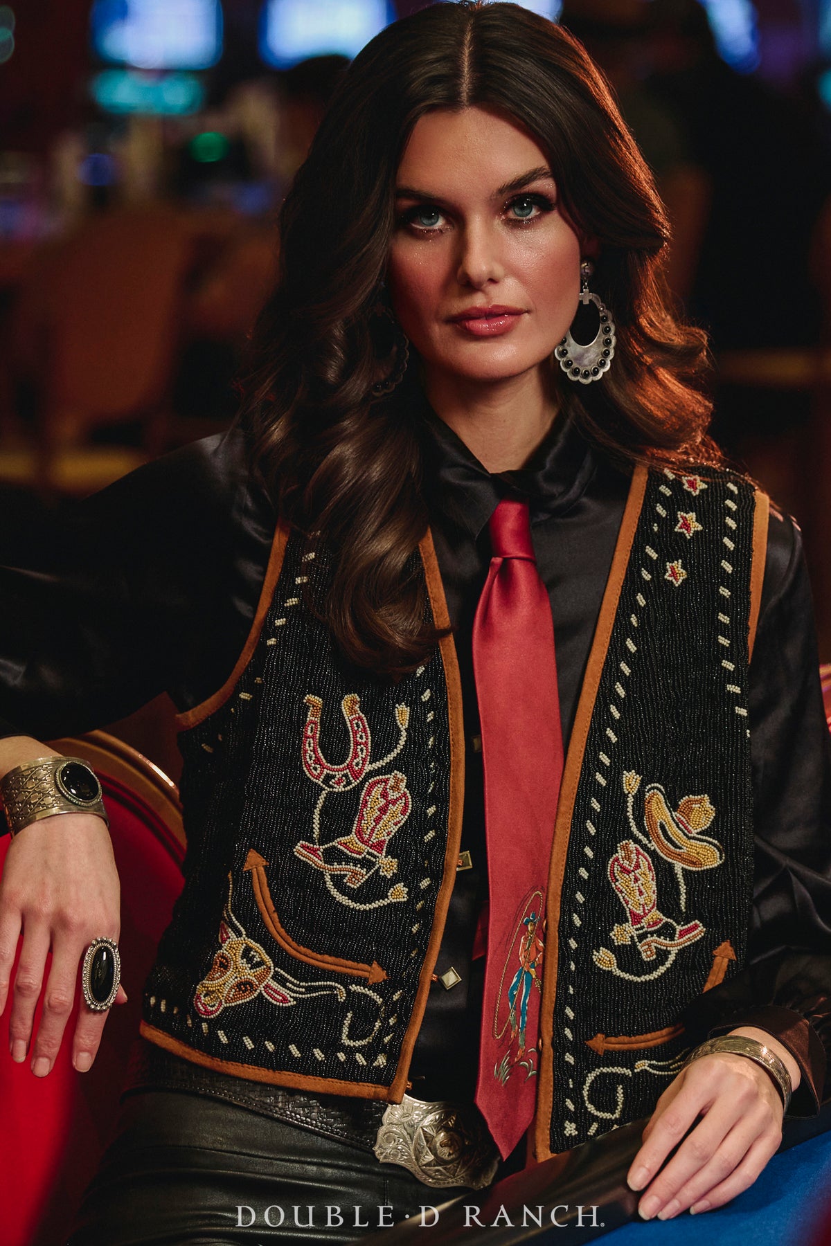 Earrings, Hoop, Sterling Silver & Onyx, Dennis Hogan, 551E