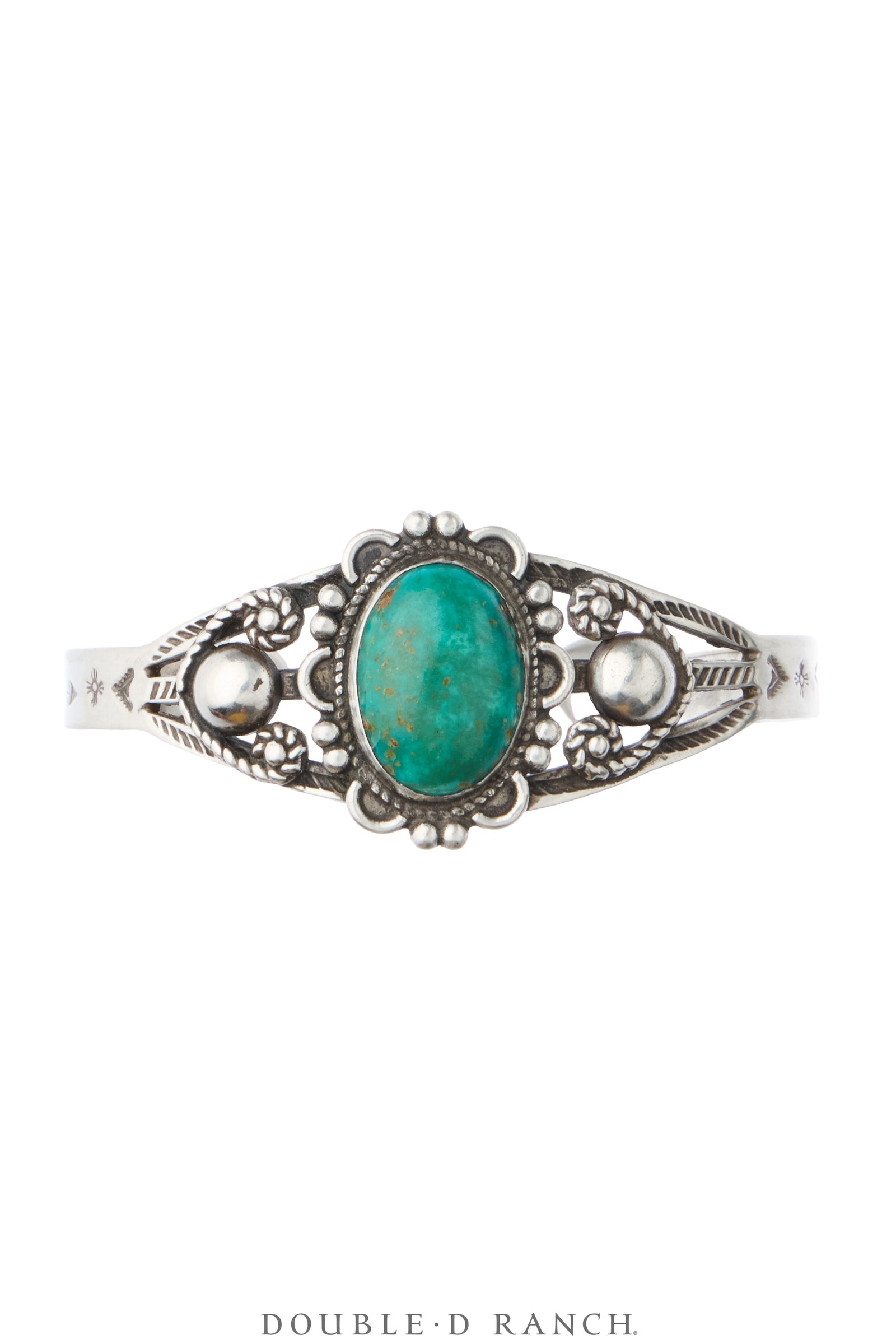 Cuff, Fred Harvey Railroad Era, Turquoise, Vintage ‘50s, 4453