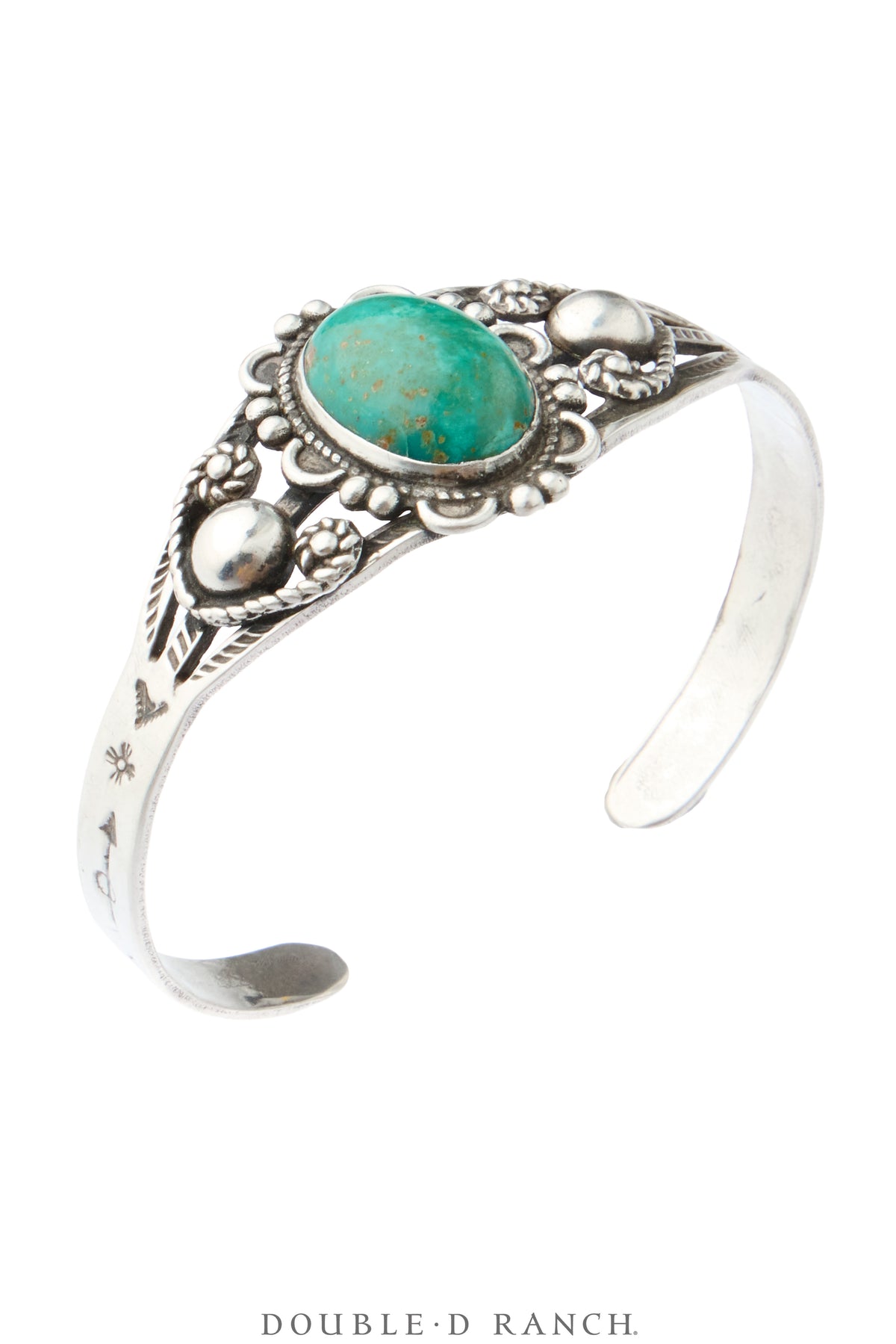 Cuff, Fred Harvey Railroad Era, Turquoise, Vintage ‘50s, 4453