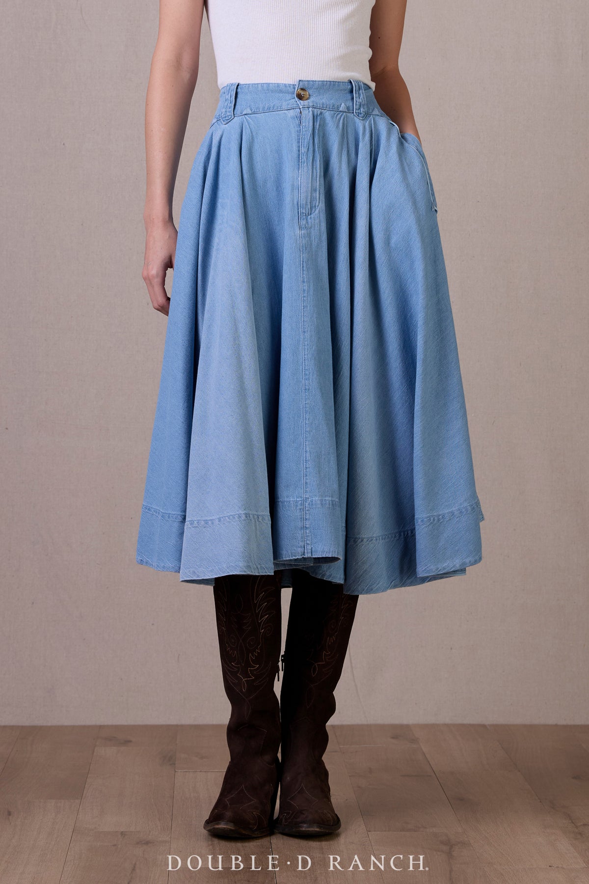 Buckskin Blues Skirt