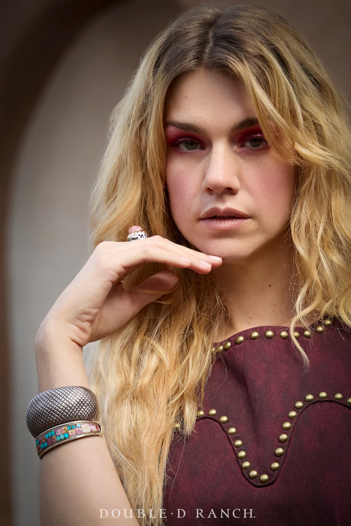 Cuff, Inlay, Turquoise, Leather Lined, Artisan, Charlie Favour, Contemporary, 4098