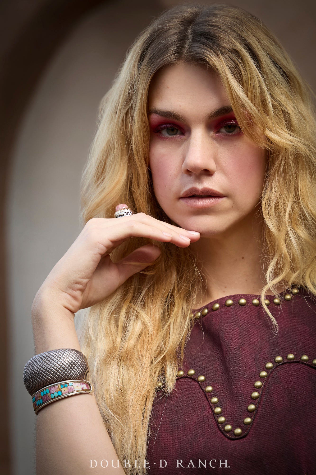 Cuff, Inlay, Turquoise, Leather Lined, Artisan, Charlie Favour, Contemporary, 4098