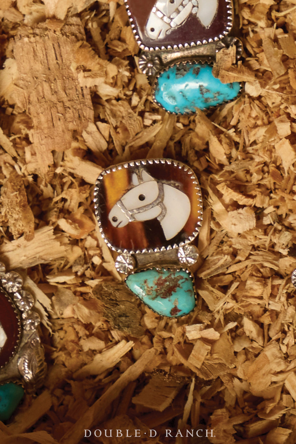 Ring, Inlay,  Horse Profile, Simplicio Attribution, Vintage, 1647