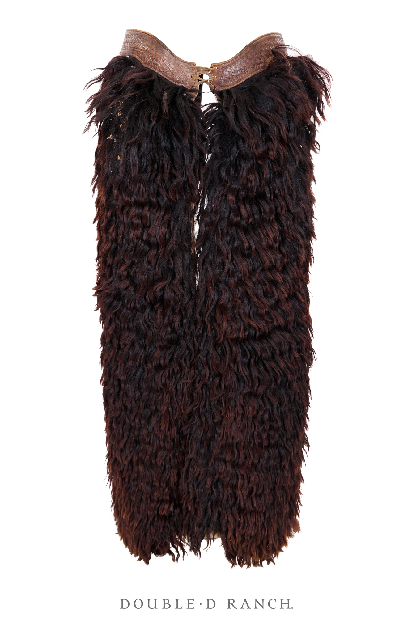 Miscellaneous, Chaps, Woolies, Tooled Leather Belt, Vintage, Turn of the Century, 738