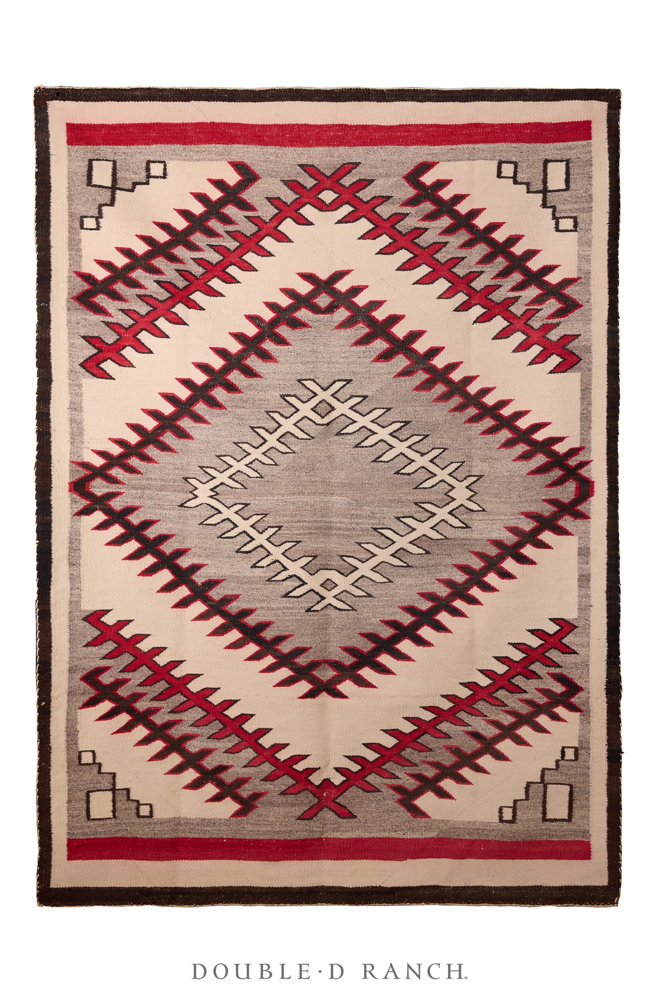 Home, Textile, Rug, Navajo, Regional, Vintage, 20th Century,  64 ½" x 46", 191