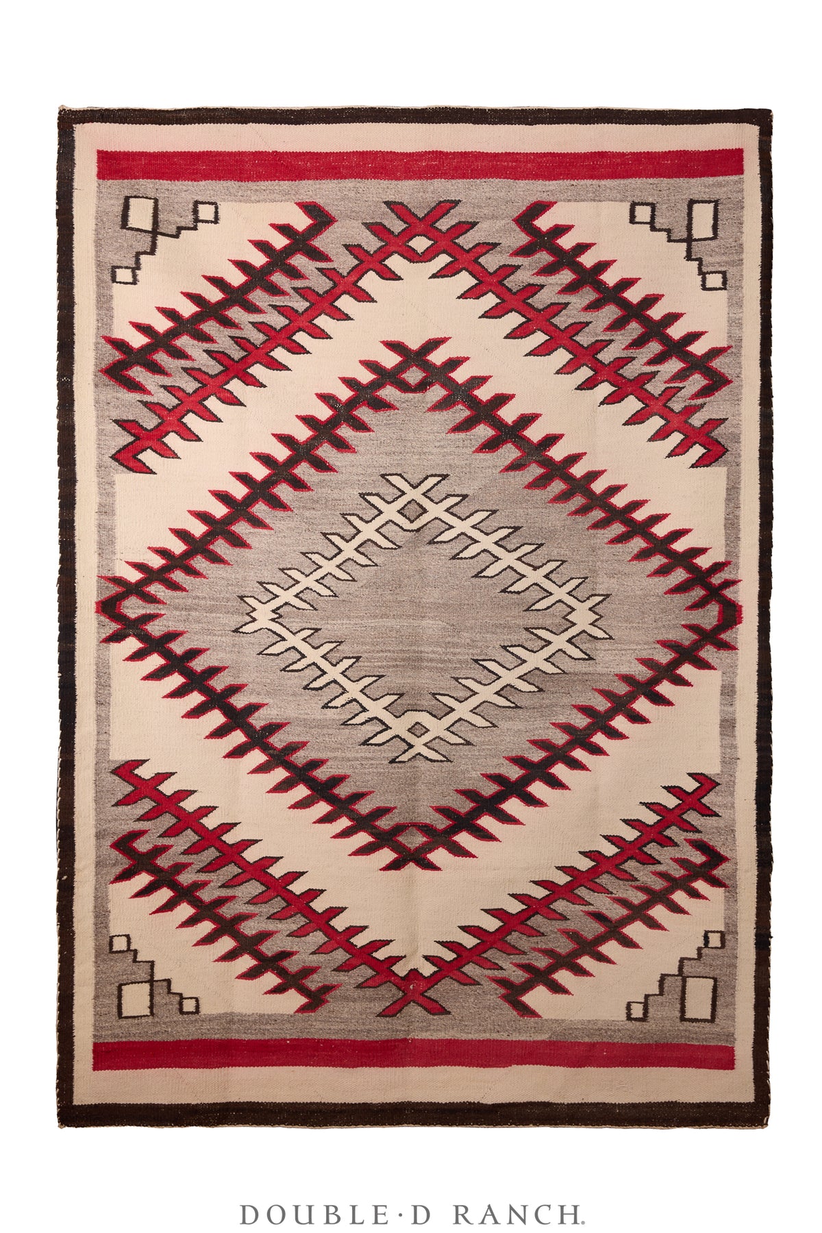 Home, Textile, Rug, Navajo, Regional, Vintage, 20th Century,  64 ½" x 46", 191