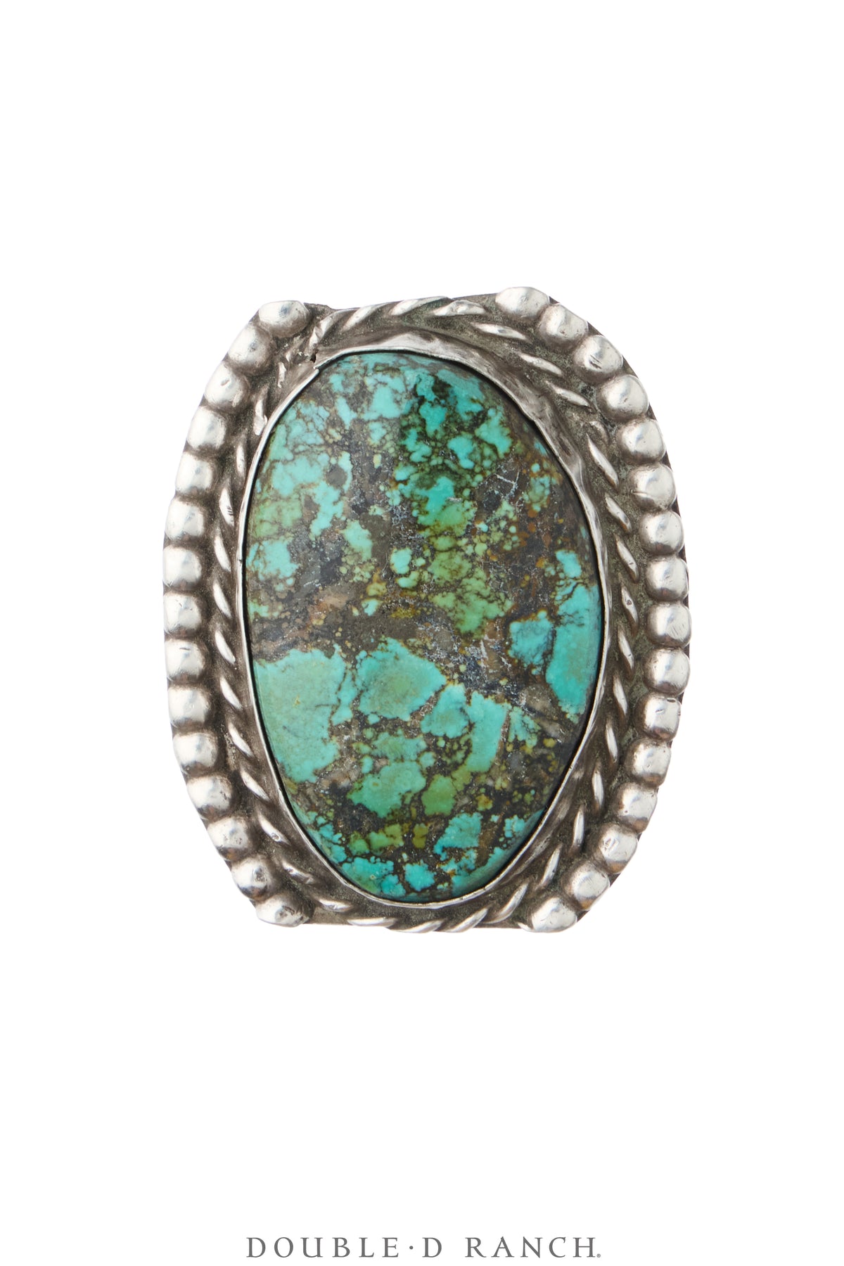 Ring, Natural Stone, Turquoise, Sans Hallmark, Vintage, 2190