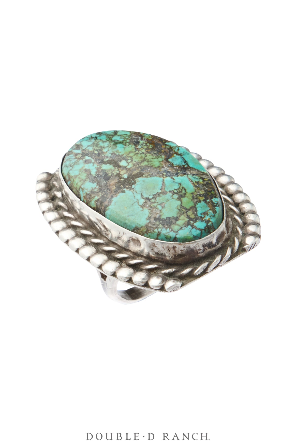 Ring, Natural Stone, Turquoise, Sans Hallmark, Vintage, 2190