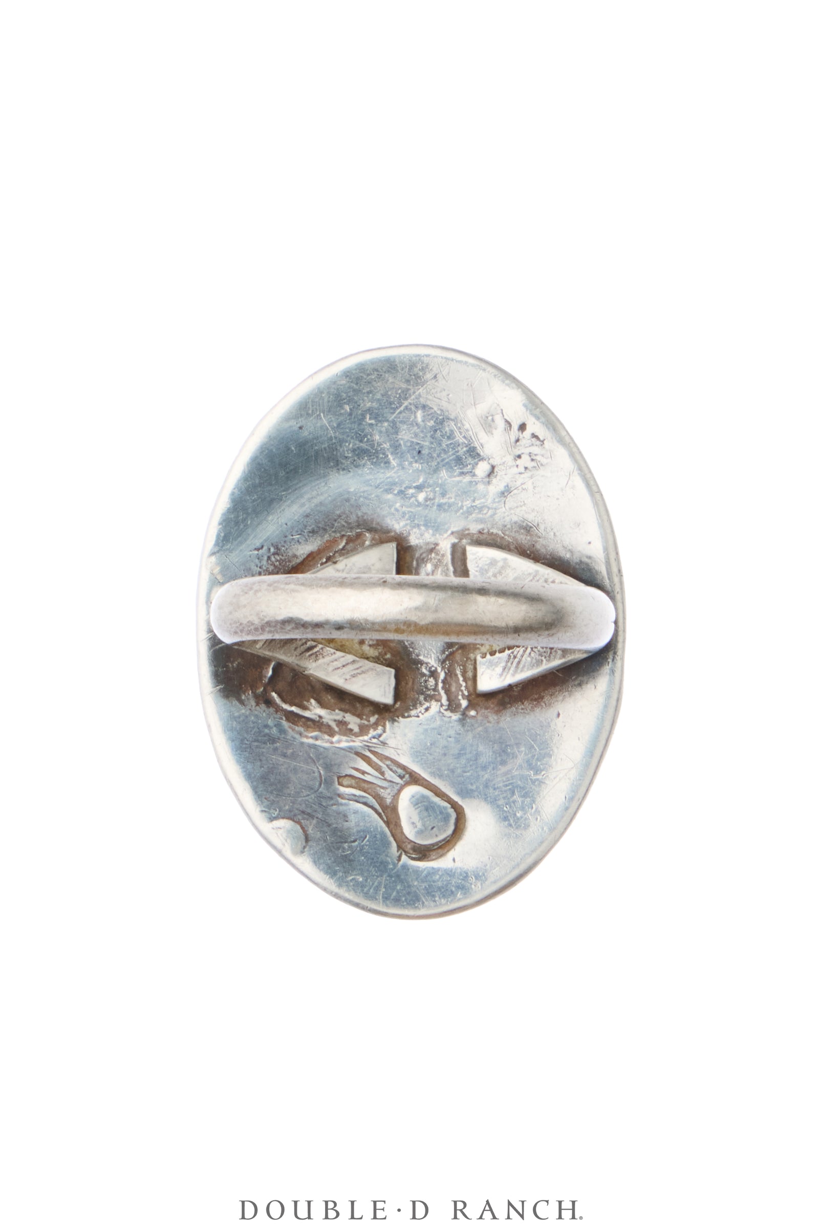 Ring, Inlay, Mother of Pearl & Other Southwest Stones, Peyote Water Bird, Sans Hallmark, Vintage ‘60s, 2185
