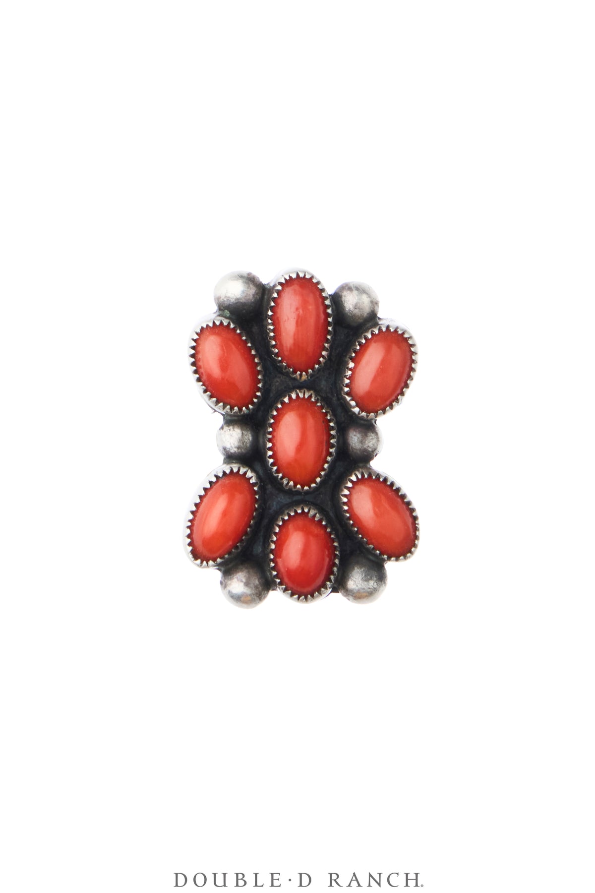 Ring, Cluster, Coral, Hallmark, Vintage, 2178