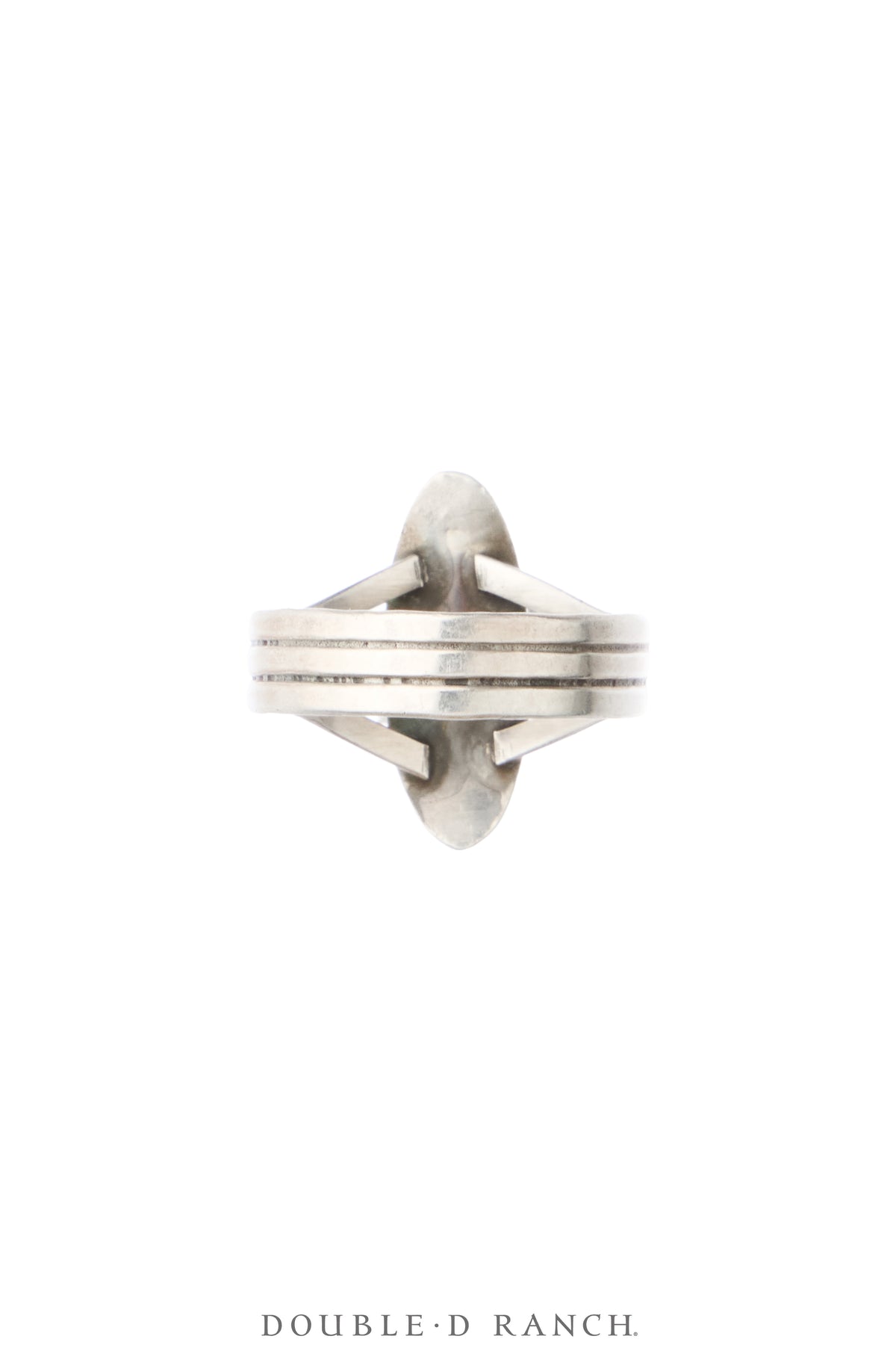 Ring, Natural Stone, Coral, Vintage, 2188
