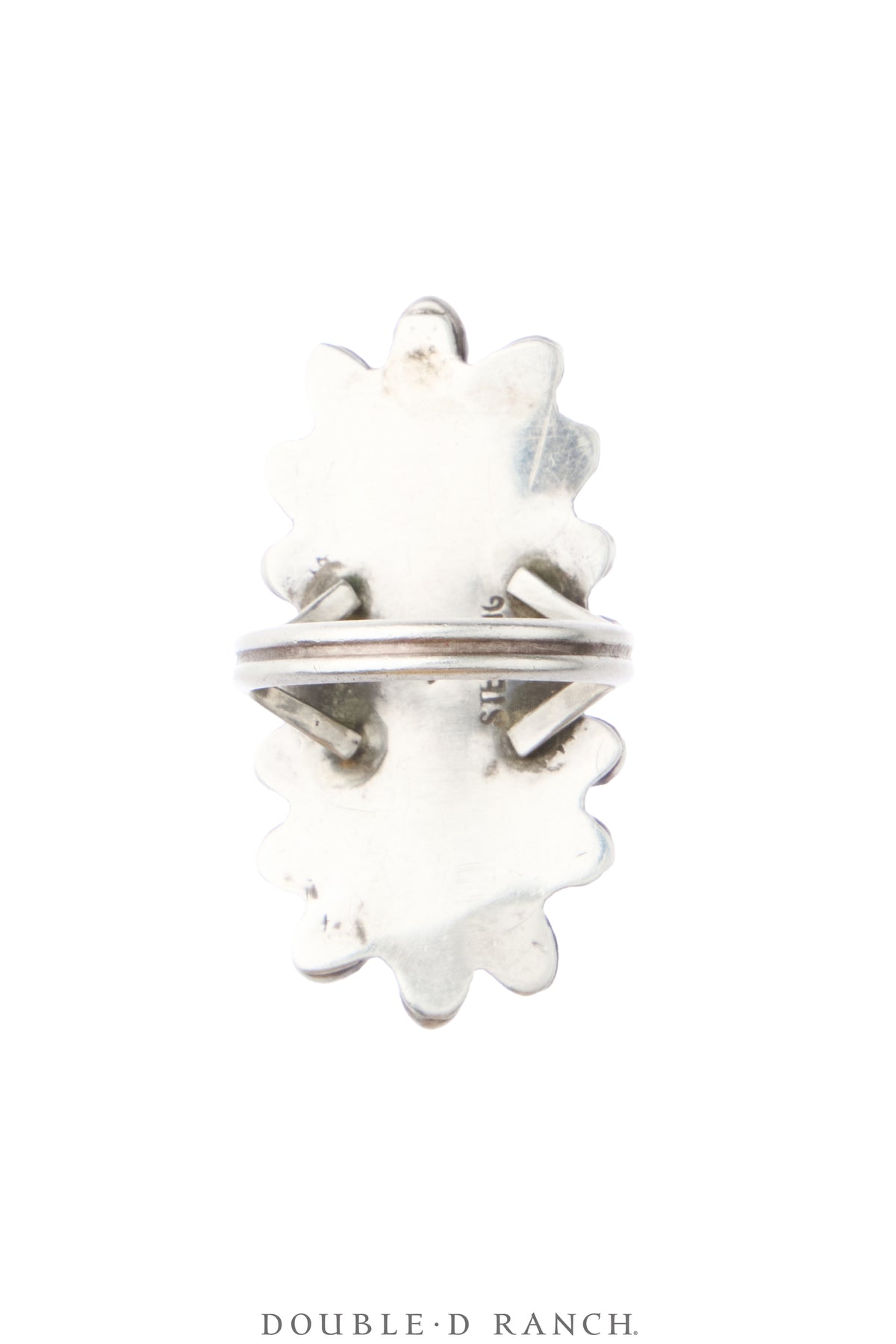 Ring, Cluster, Coral, Elongated, Vintage, 2177
