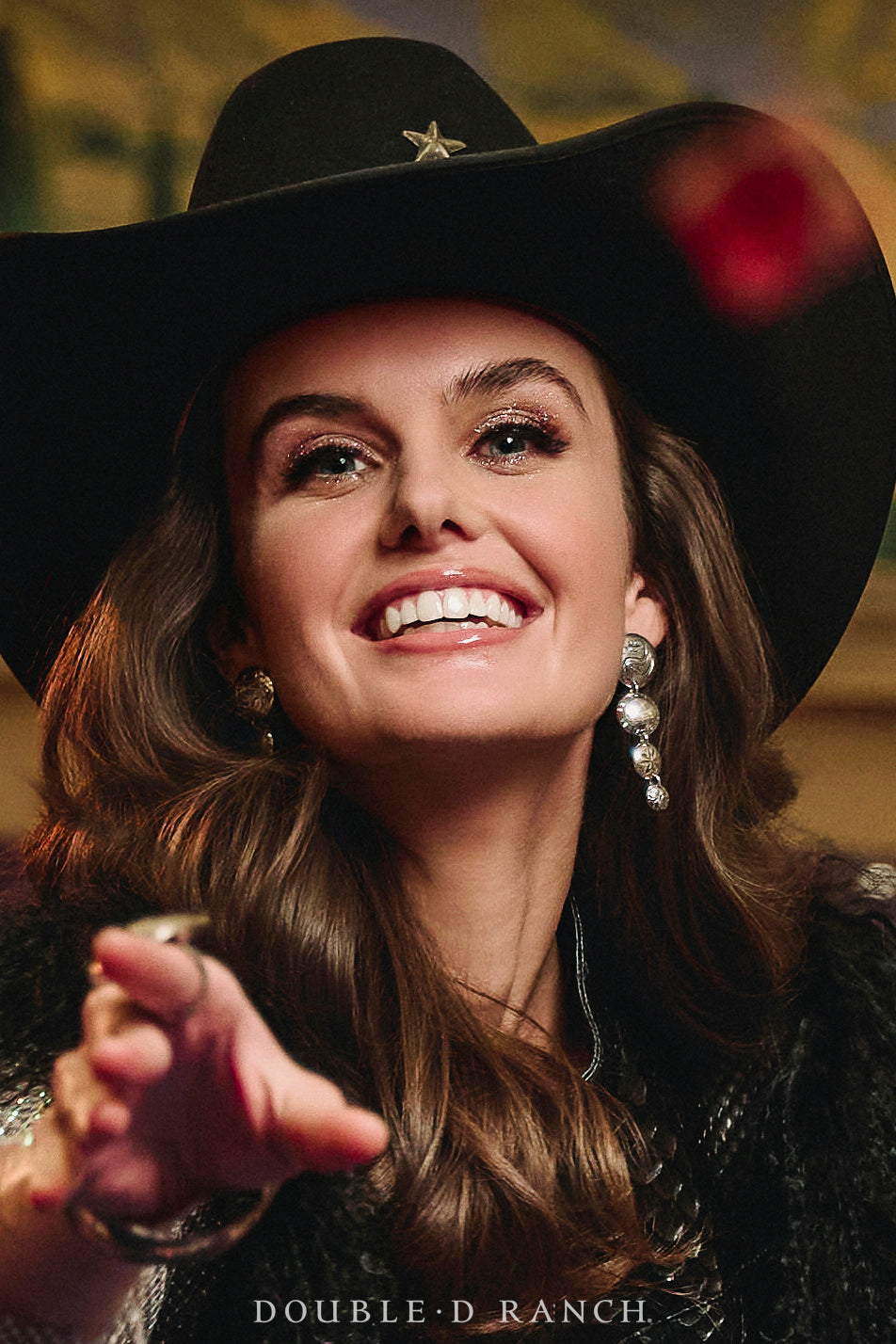 Earrings, Tiered, Western Engraved, Contemporary, 1300