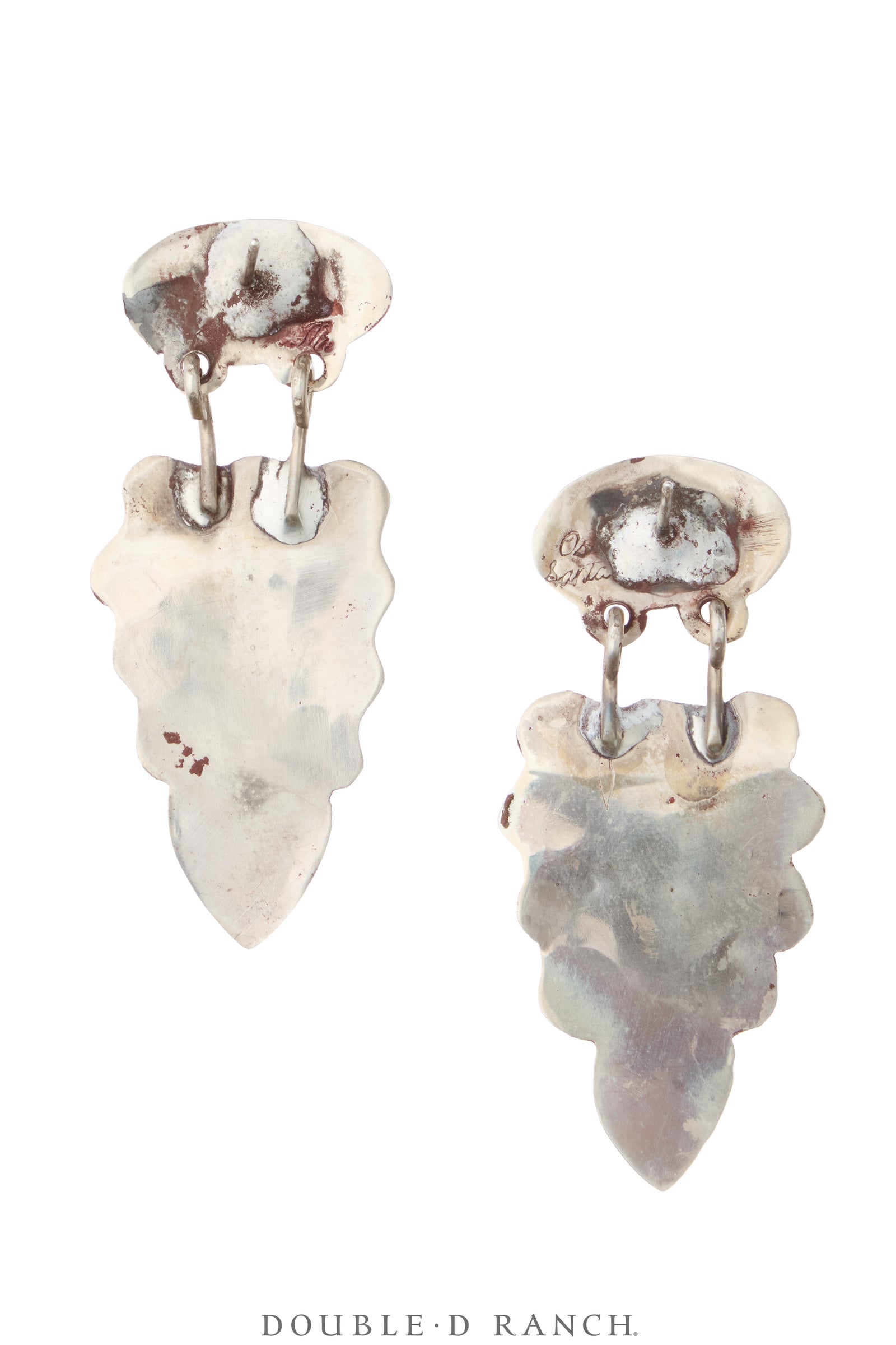 Earrings, Oscar Betz, Chandelier, Multi Stone, Hallmark, Contemporary, 2386B