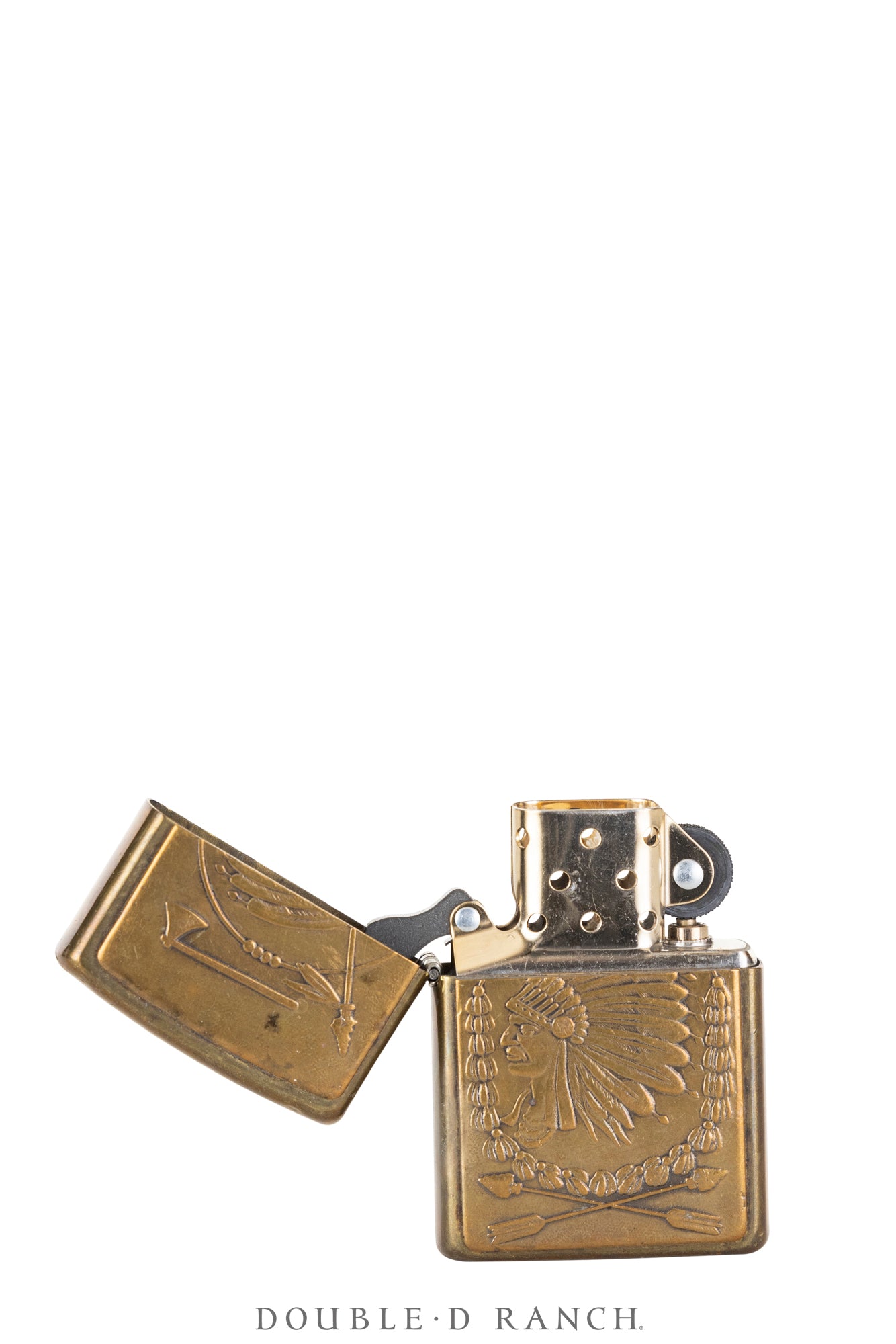 Miscellaneous, Lighter, Native American Chief, Zippo, Vintage, 900