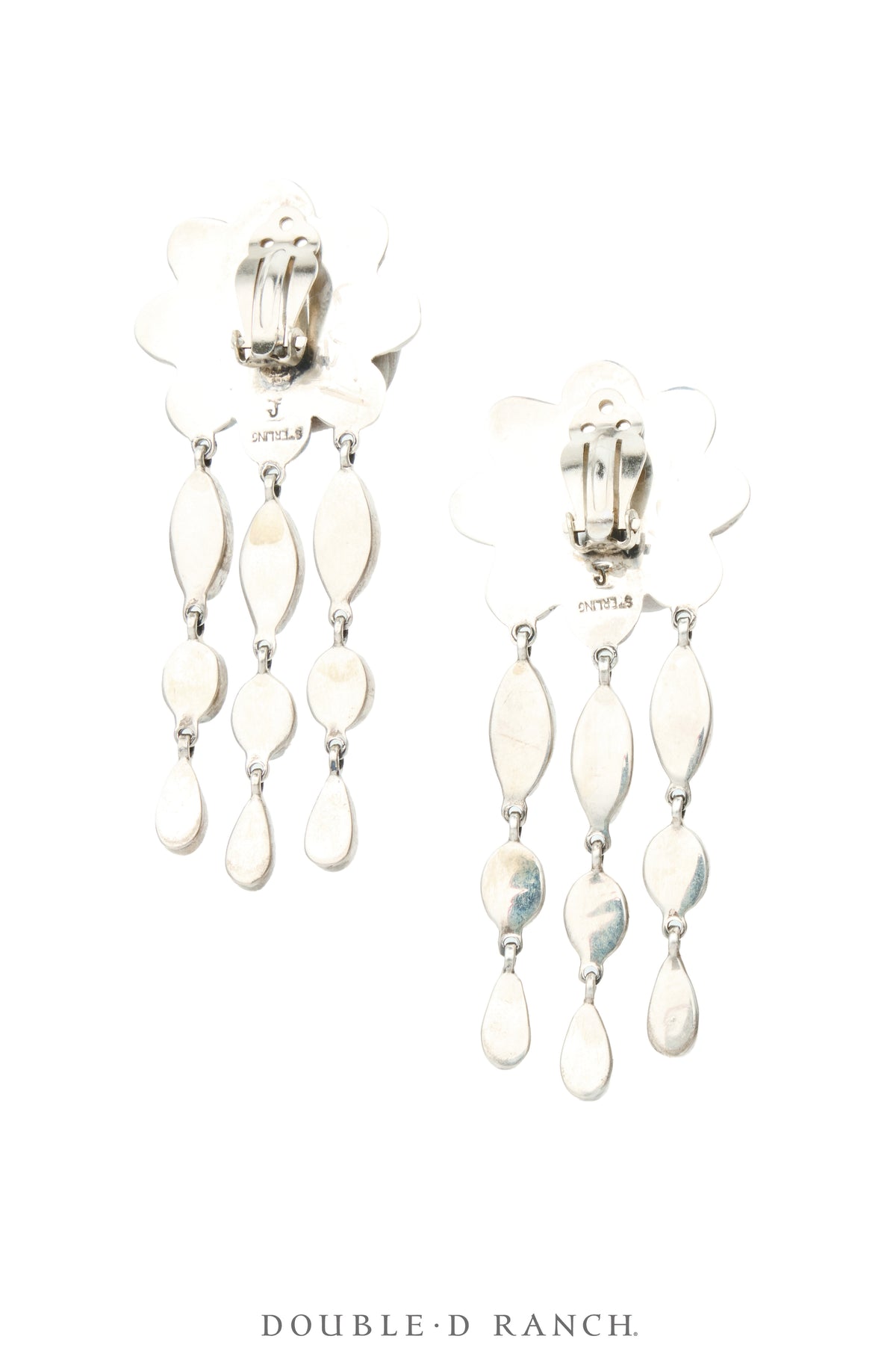 Earrings, Dangle, Coral, Contemporary, 2438
