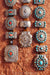 Belt, Concho, Turquoise, Third Phase Revival, Hallmark, Contemporary, 411
