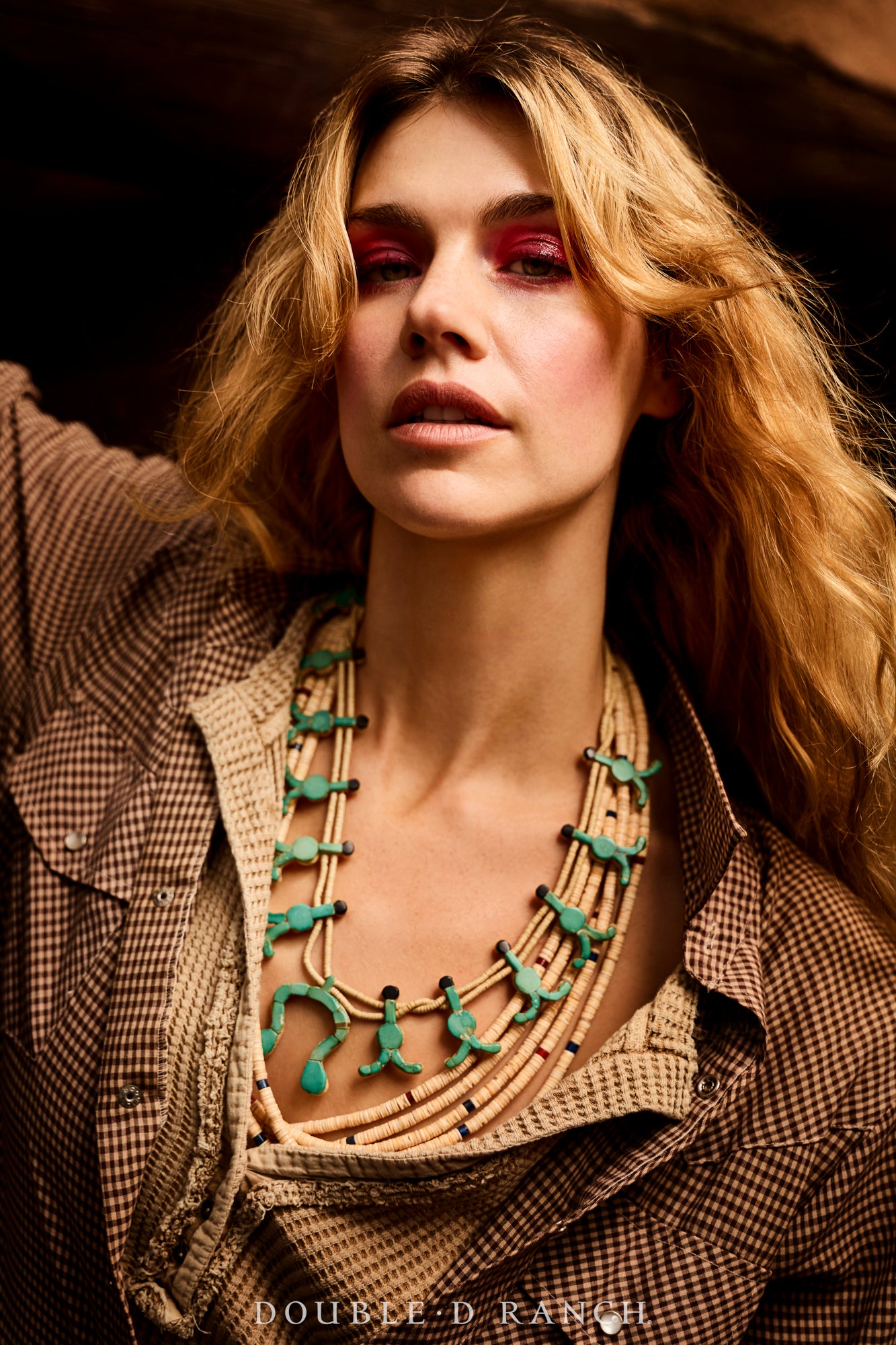 Necklace, Squash Blossom, Turquoise, Santo Domingo, Depression, Vintage, 1930's, 3495