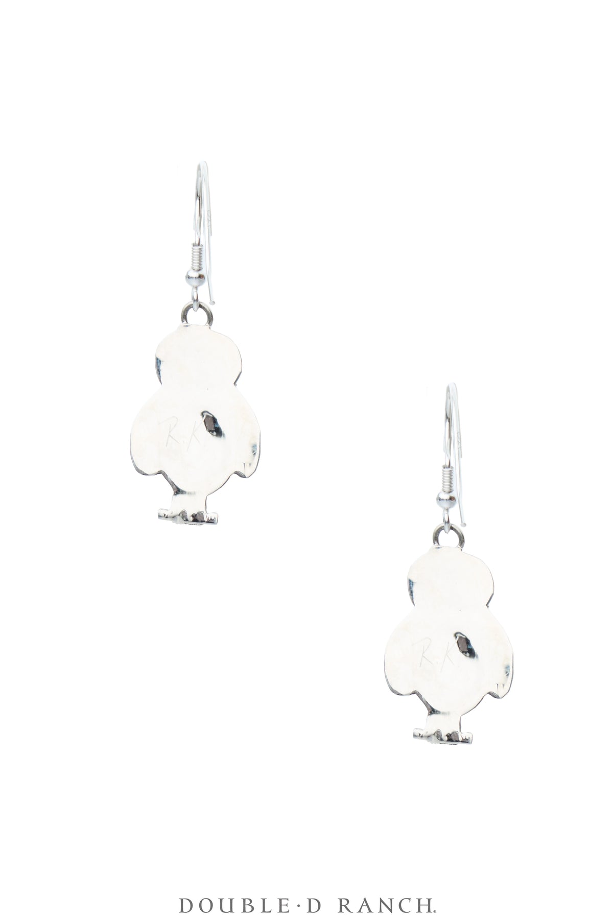 Earrings, Novelty, Mother of Pearl, Snowy Owl, Hallmark, Vintage ‘90s, 2450