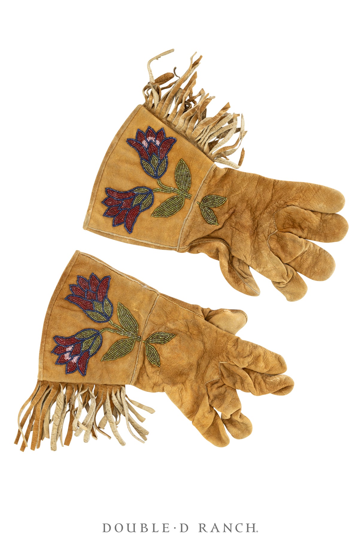 Miscellaneous, Gauntlets, Beaded, Floral, Plateau, Vintage, ‘30s, 1165