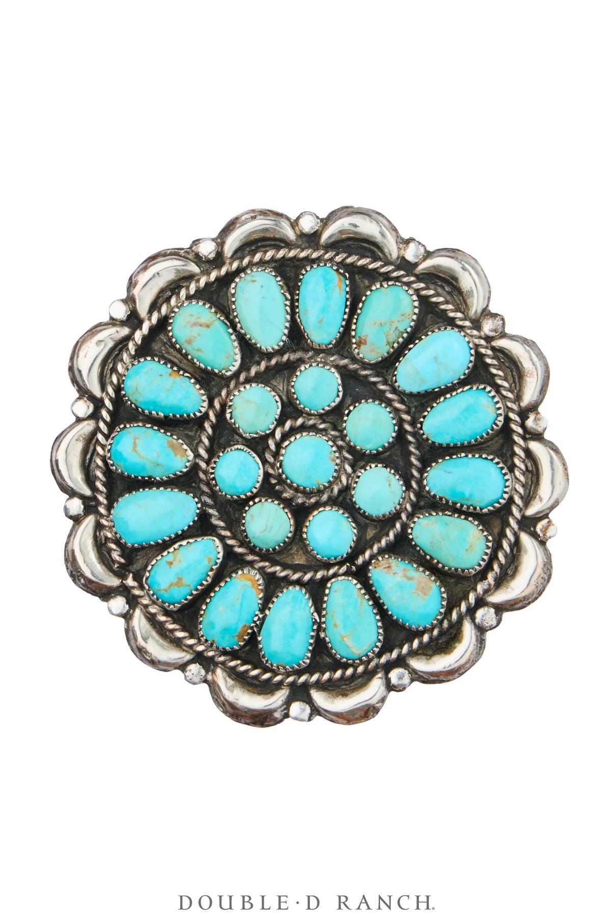 Pin, Cluster,  Turquoise, Vintage, 1321