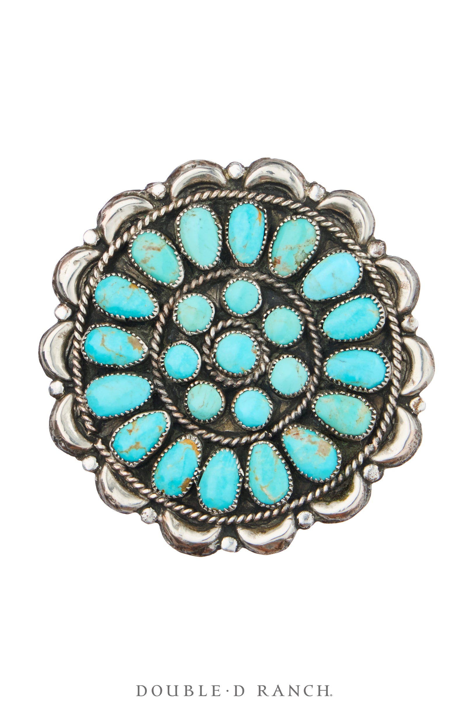 Pin, Cluster,  Turquoise, Vintage, 1321