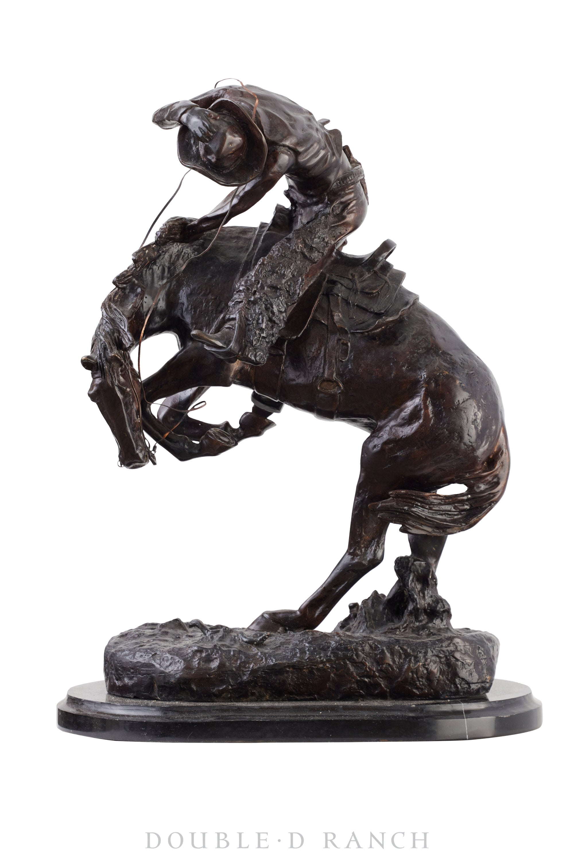 Art, Sculpture, Bronze, "Rattlesnake", Frederic Remington, Reproduction, Vintage, 1297