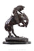 Art, Sculpture, Bronze, "Rattlesnake", Frederic Remington, Reproduction, Vintage, 1297